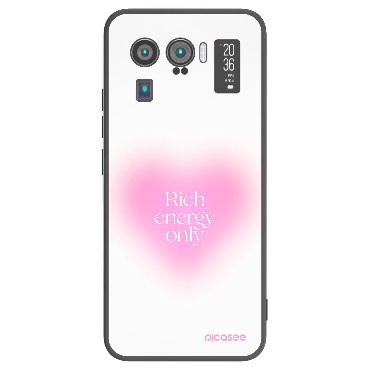 Picasee silikonowe czarne etui na Xiaomi Mi 11 Ultra - Rich Energy