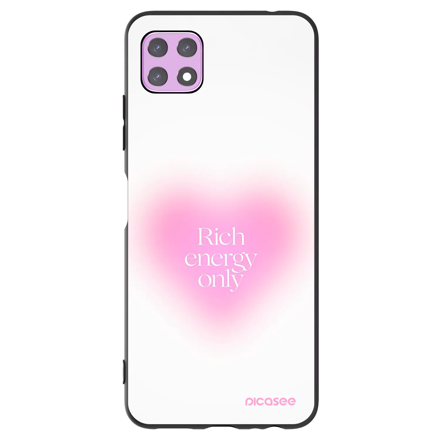 Picasee silikonowe czarne etui na Samsung Galaxy A22 A226B 5G - Rich Energy