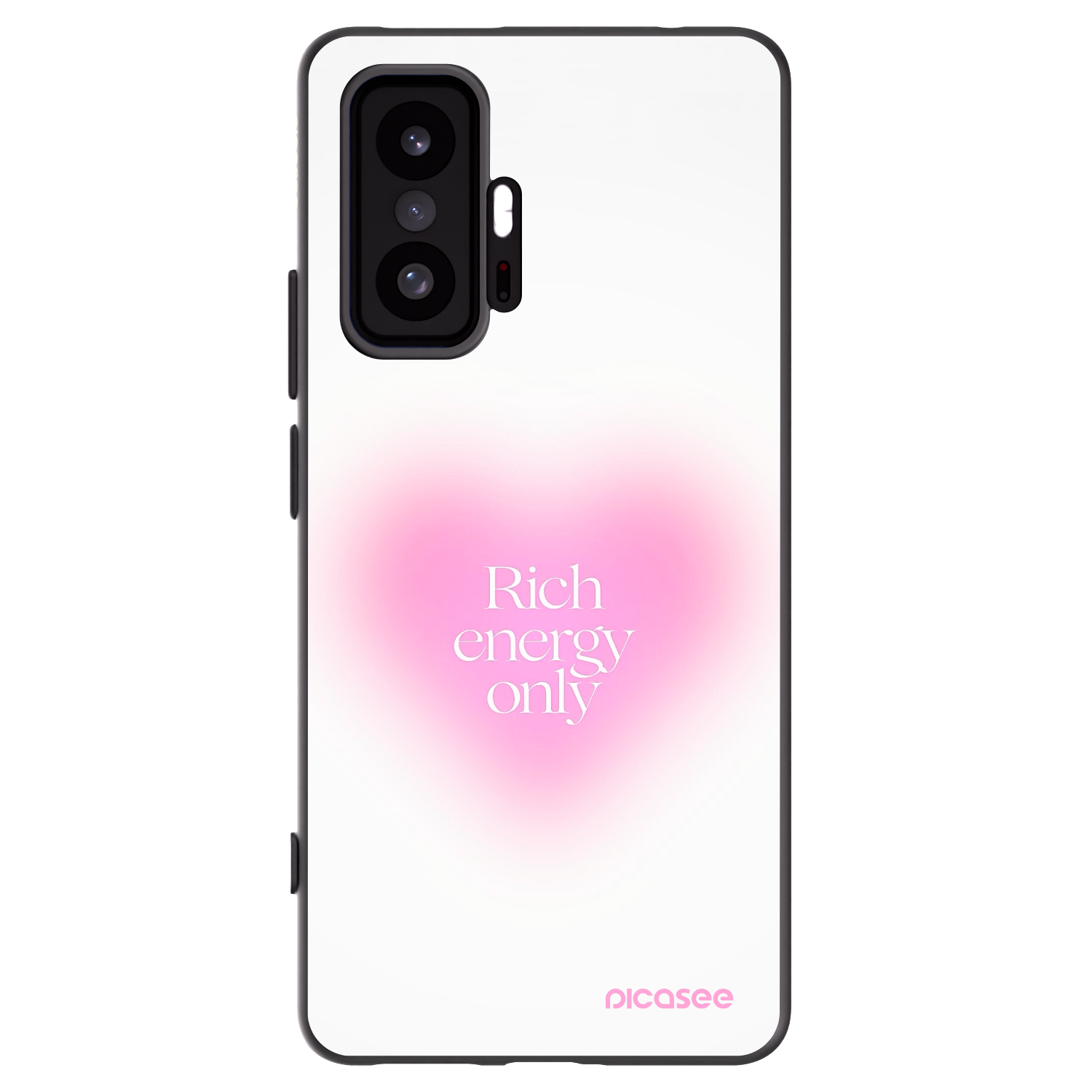 Picasee silikonowe czarne etui na Xiaomi 11T Pro - Rich Energy