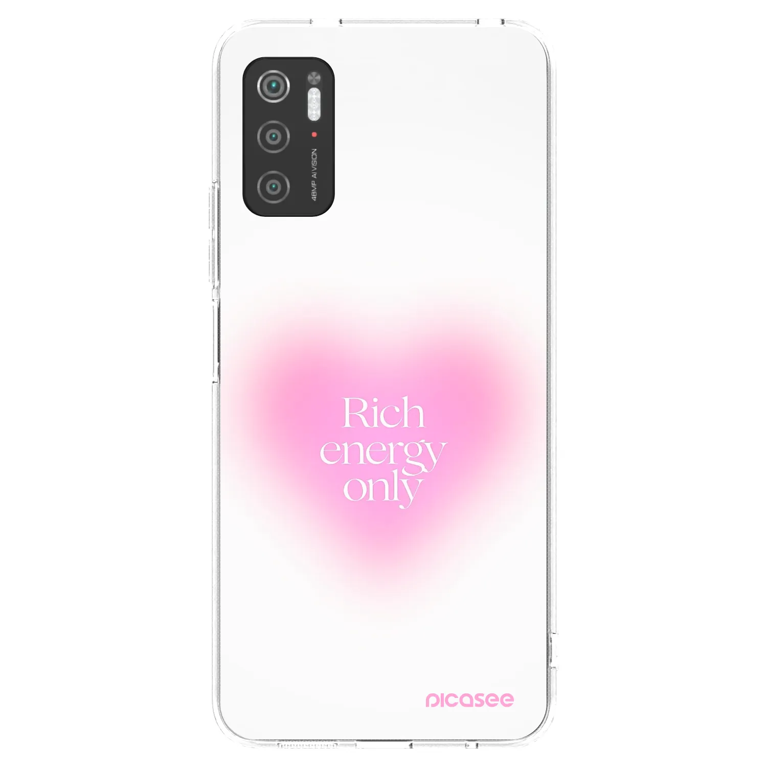 Picasee silikonowe przeźroczyste etui na Xiaomi Poco M3 Pro 5G - Rich Energy