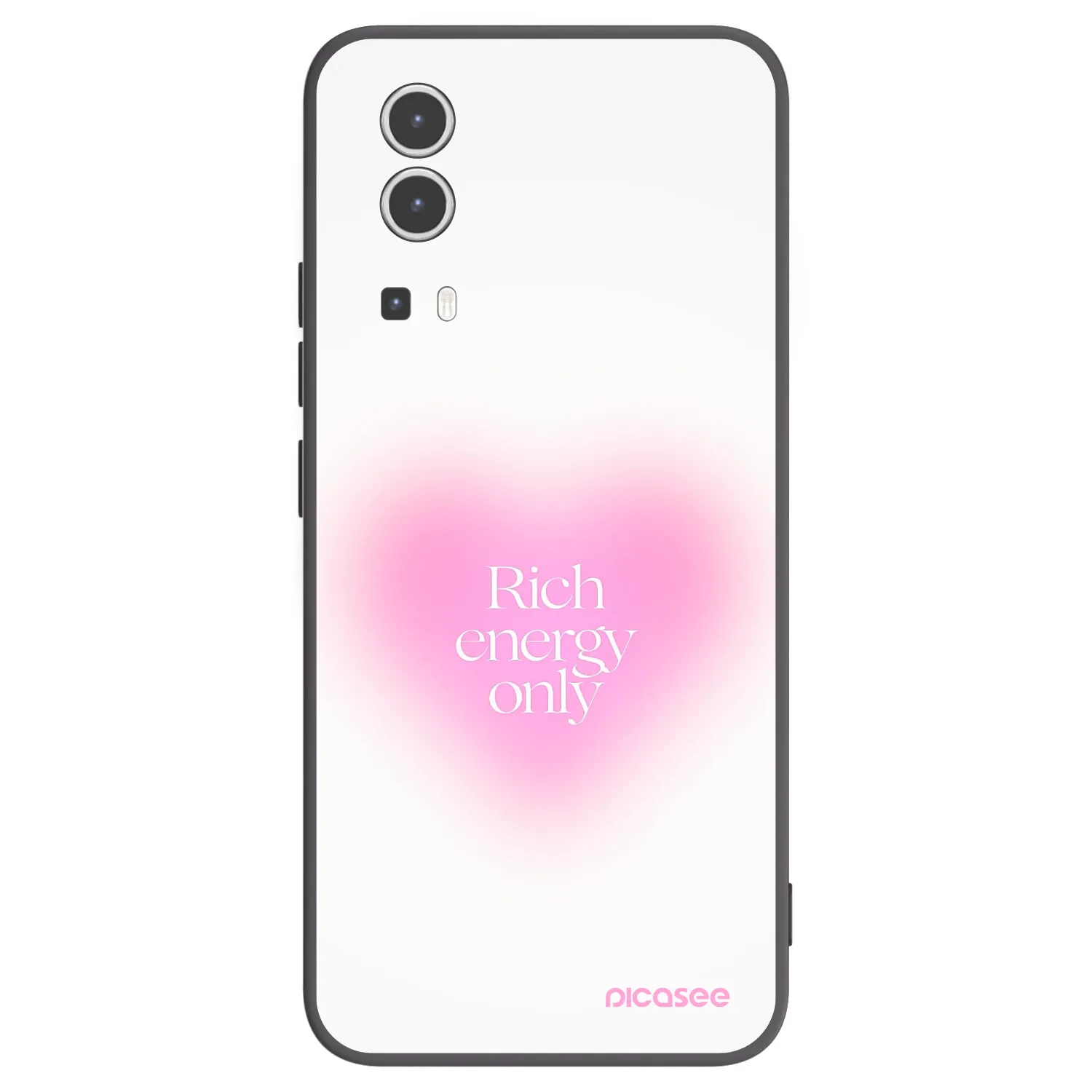 Picasee silikonowe czarne etui na Vivo Y72 5G - Rich Energy