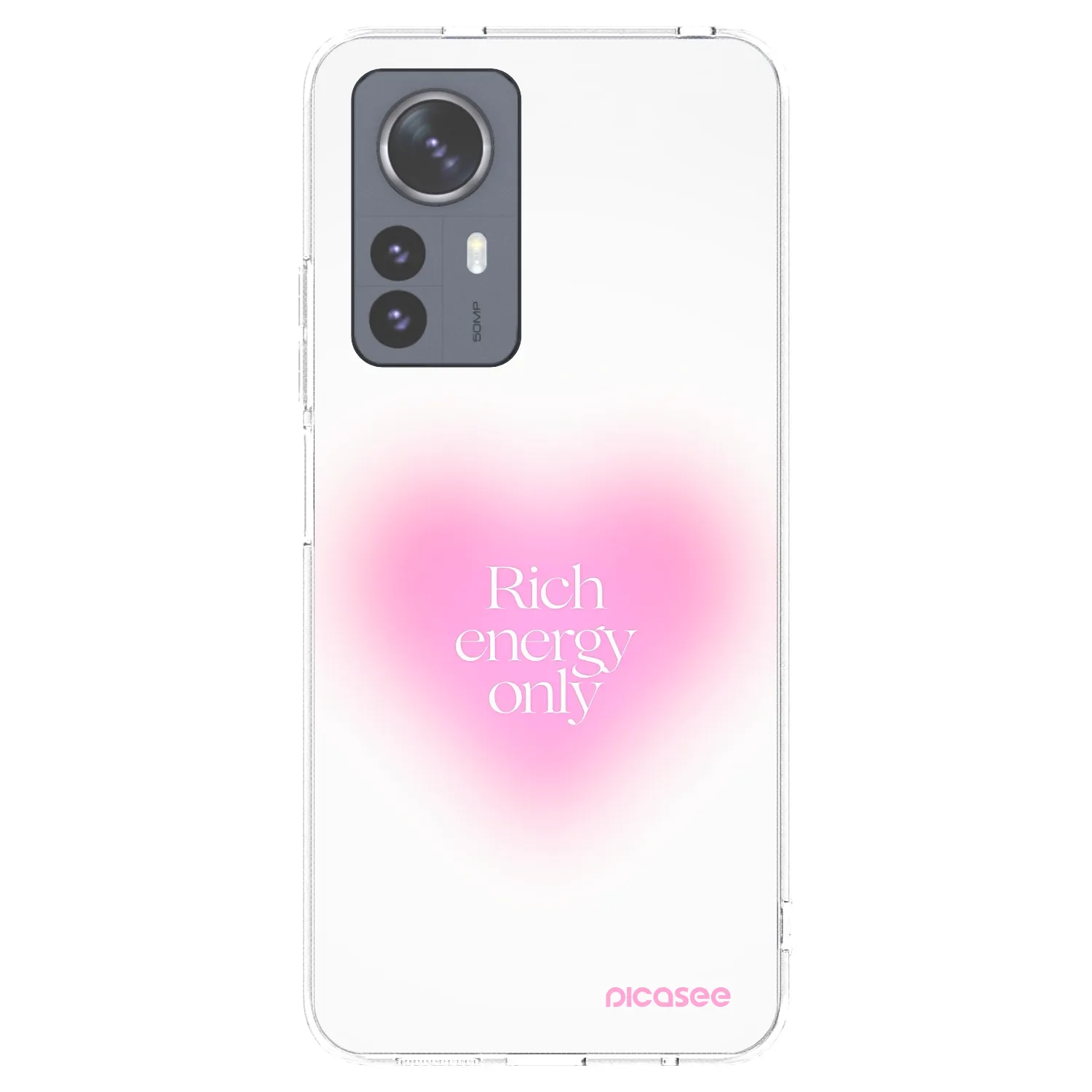 Picasee silikonowe przeźroczyste etui na Xiaomi 12 Pro - Rich Energy
