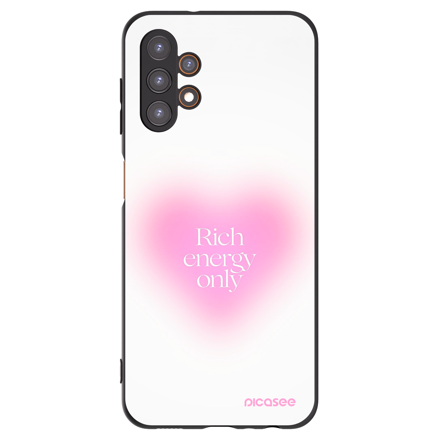 Picasee silikonowe czarne etui na Samsung Galaxy A13 4G A135 - Rich Energy