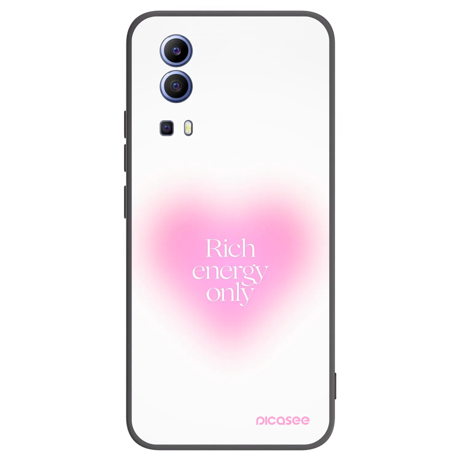 Picasee silikonowe czarne etui na Vivo Y52 5G - Rich Energy