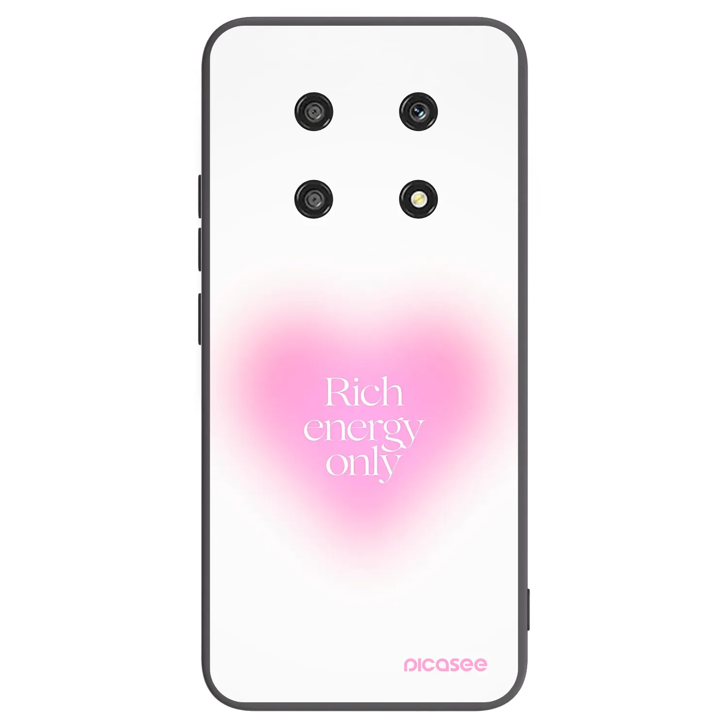 Picasee silikonowe czarne etui na Honor Magic4 Lite 5G - Rich Energy