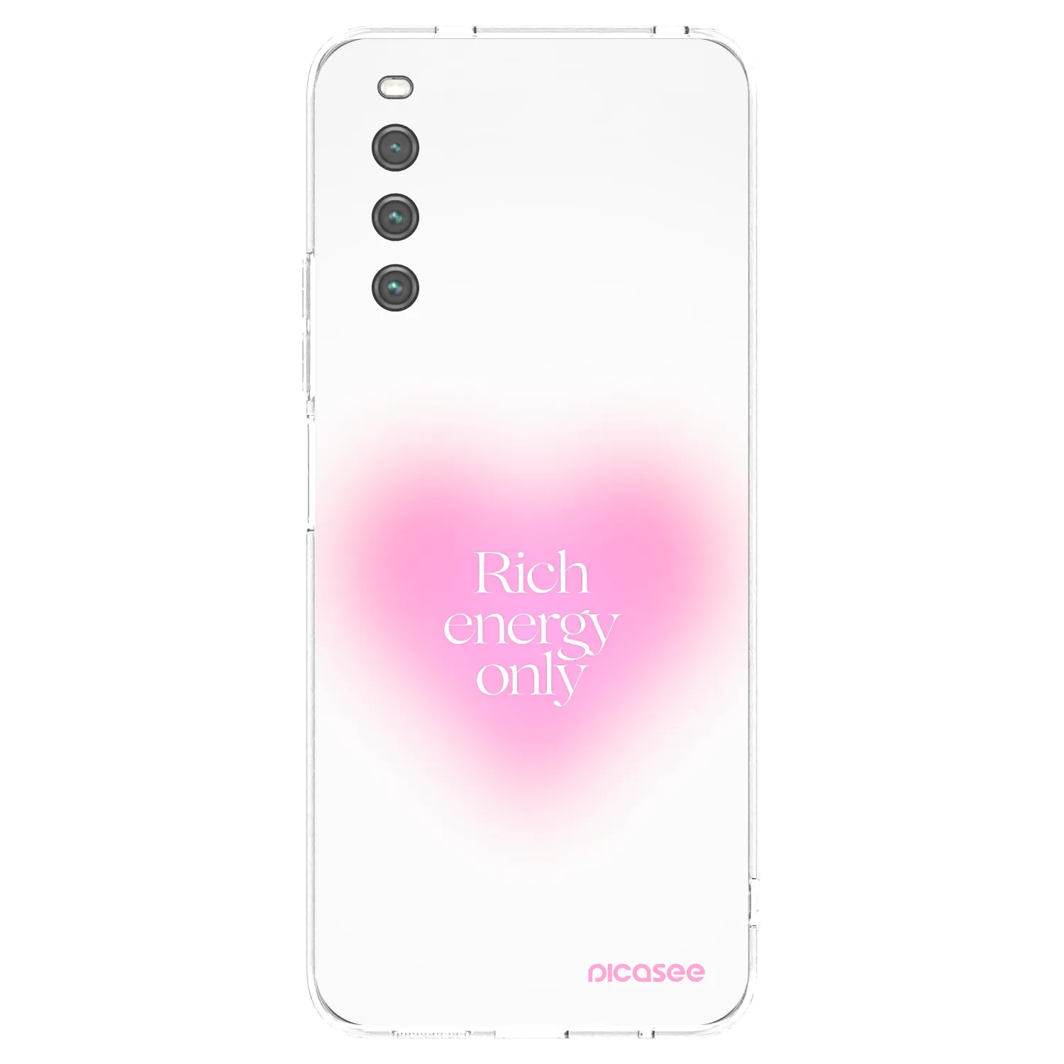 Picasee silikonowe przeźroczyste etui na Sony Xperia 10 IV 5G - Rich Energy