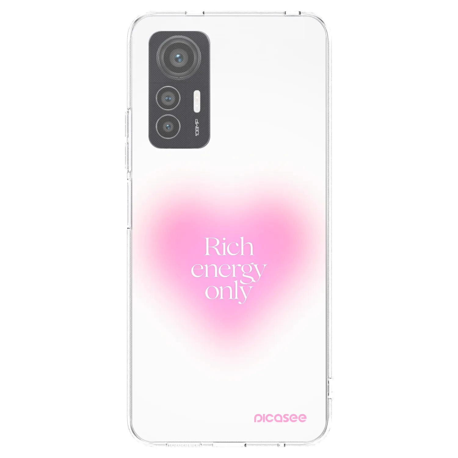 Picasee silikonowe przeźroczyste etui na Xiaomi 12 Lite - Rich Energy