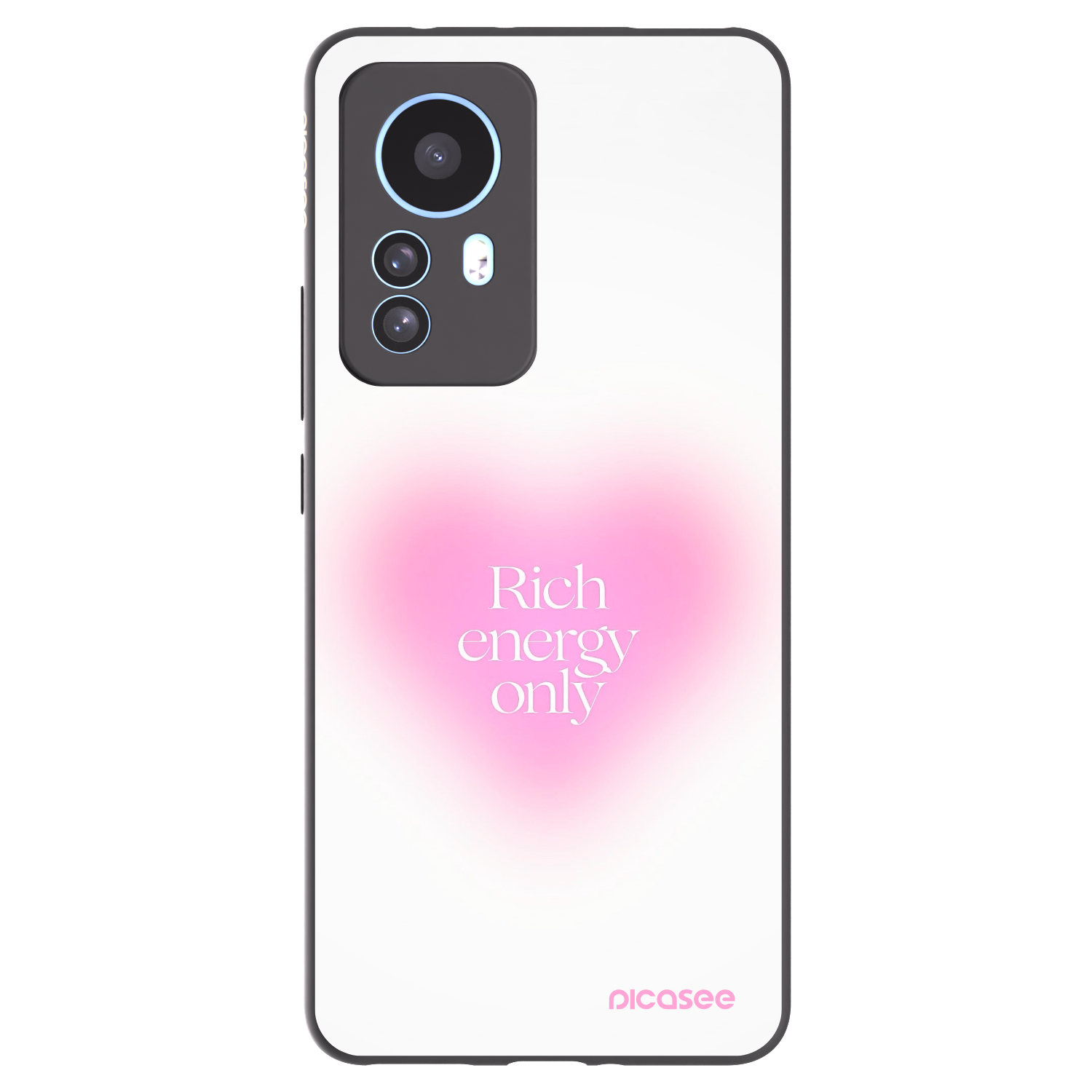 Picasee silikonowe czarne etui na Xiaomi 12T Pro - Rich Energy