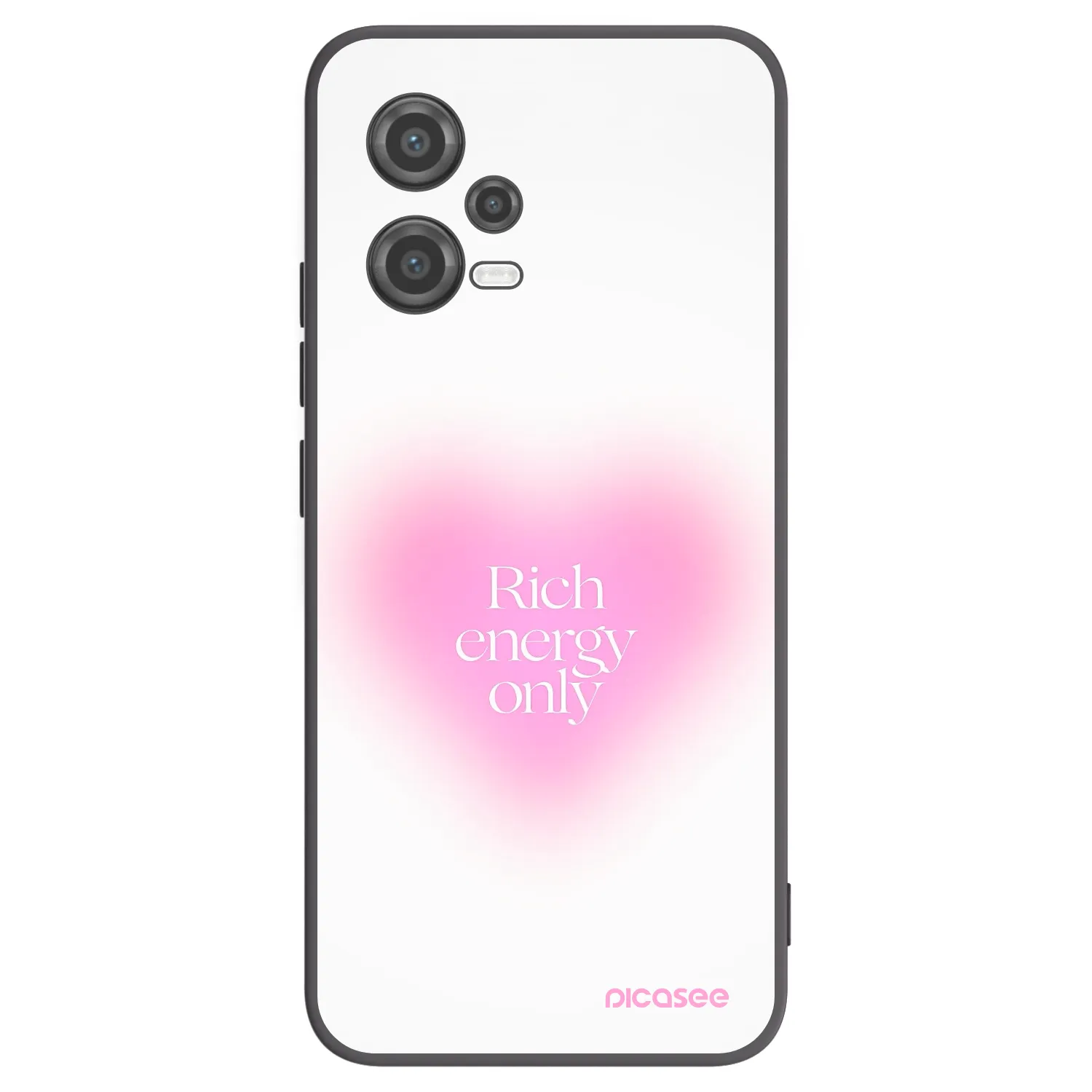 Picasee silikonowe czarne etui na Xiaomi Poco X5 - Rich Energy