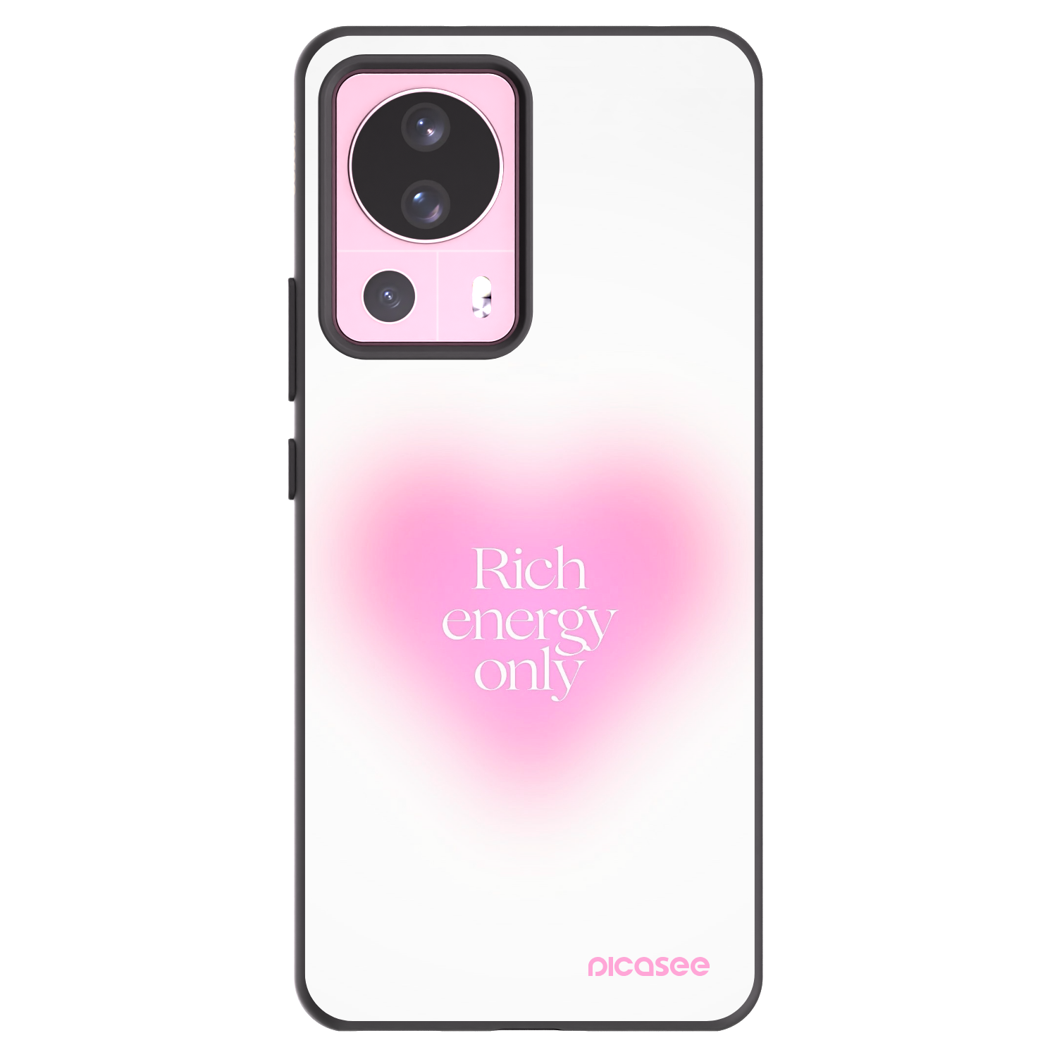 Picasee silikonowe czarne etui na Xiaomi 13 Lite - Rich Energy