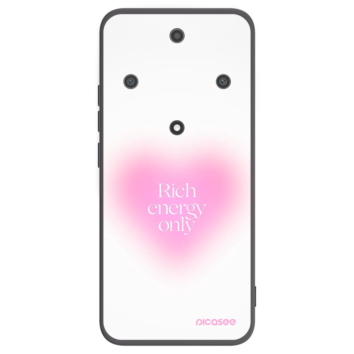 Picasee silikonowe czarne etui na Honor Magic5 Lite 5G - Rich Energy