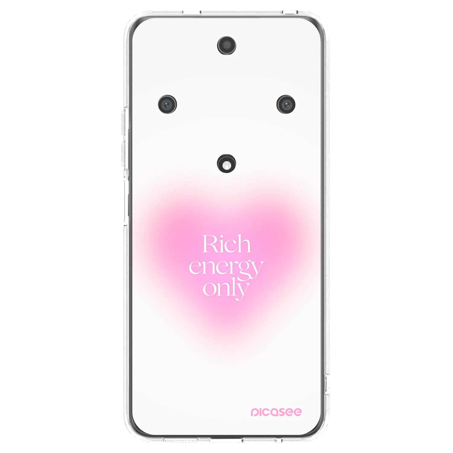 Picasee silikonowe przeźroczyste etui na Honor Magic5 Lite 5G - Rich Energy