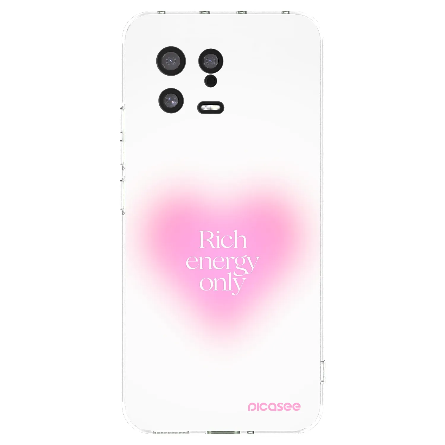 Picasee silikonowe przeźroczyste etui na Xiaomi 13 - Rich Energy
