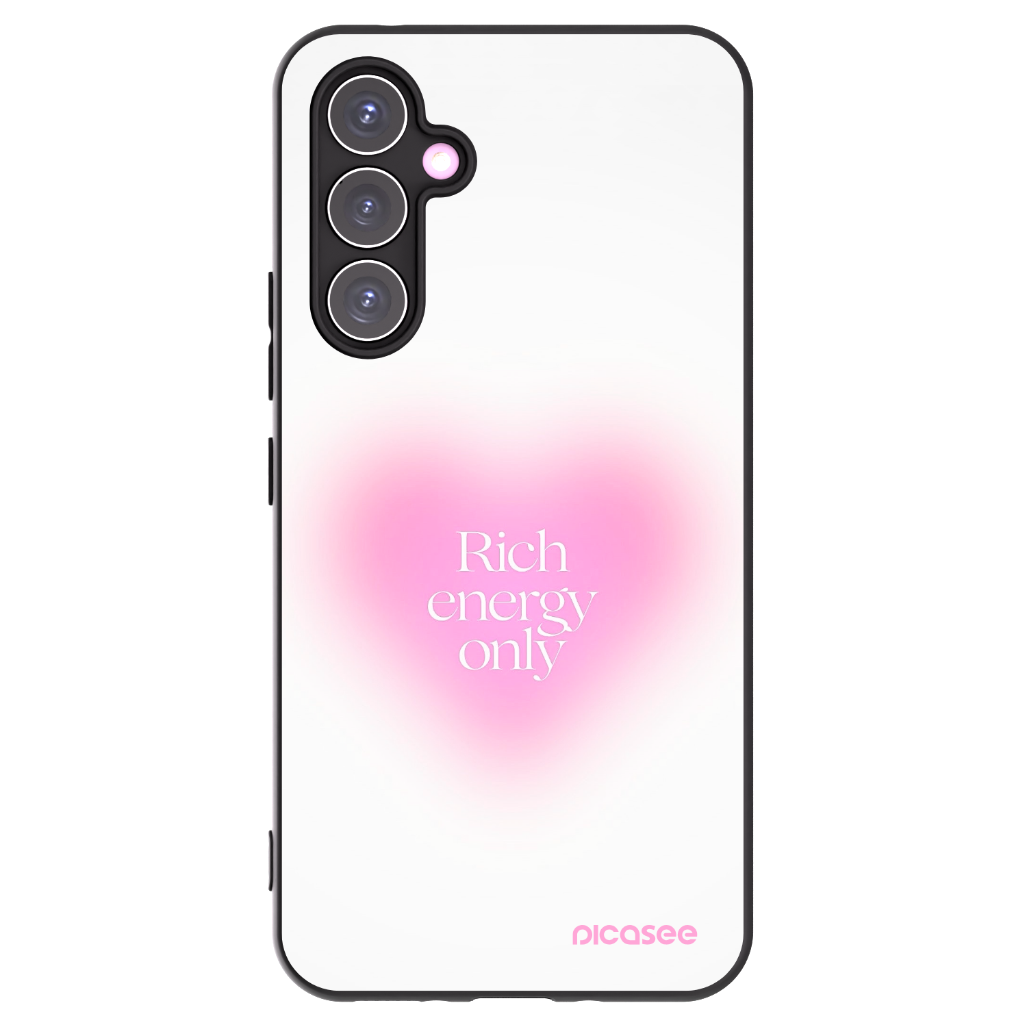 Picasee silikonowe czarne etui na Samsung Galaxy A54 5G A546B - Rich Energy