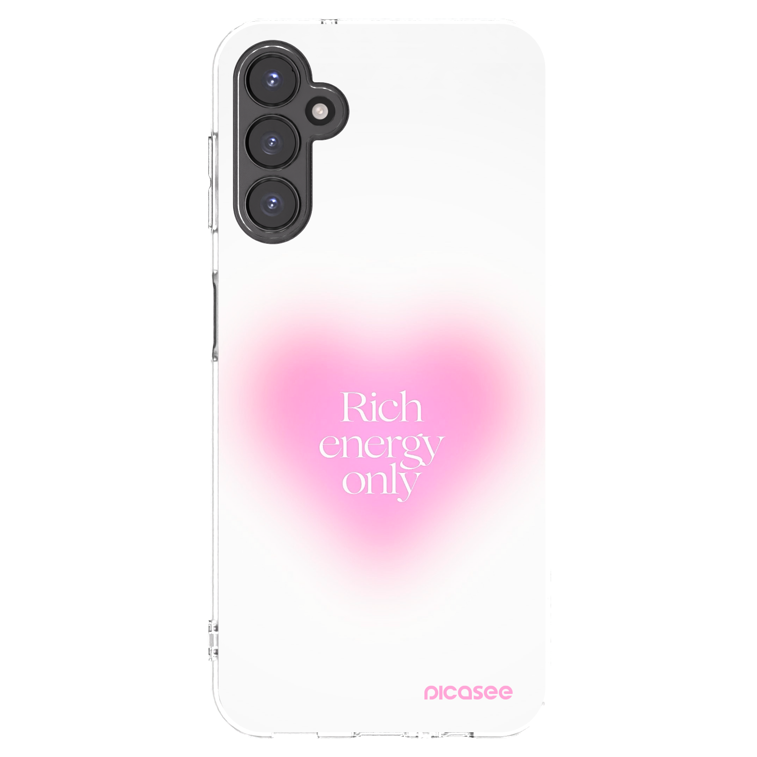 Picasee silikonowe przeźroczyste etui na Samsung Galaxy A14 4G A145R - Rich Energy