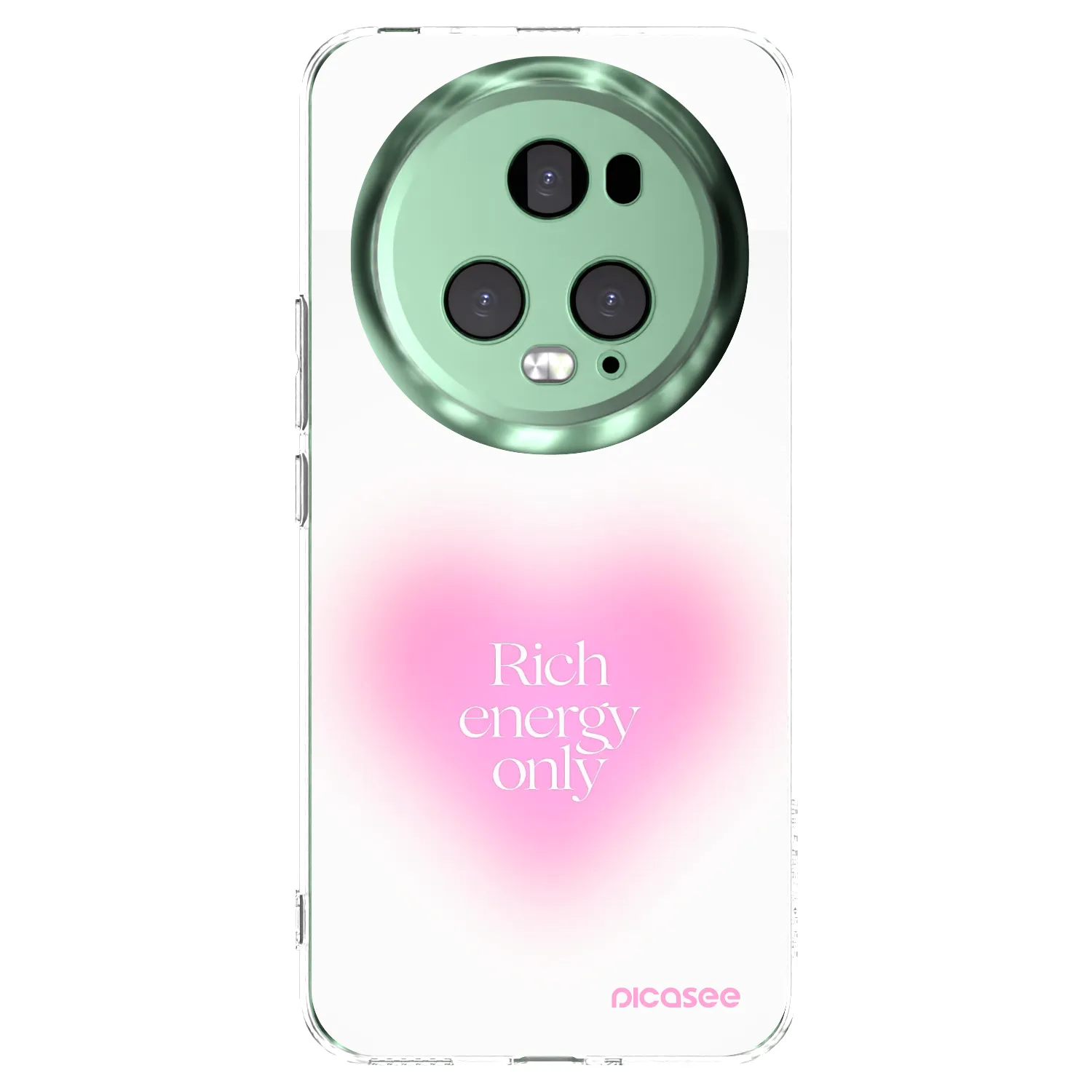 Picasee silikonowe przeźroczyste etui na Honor Magic5 Pro - Rich Energy