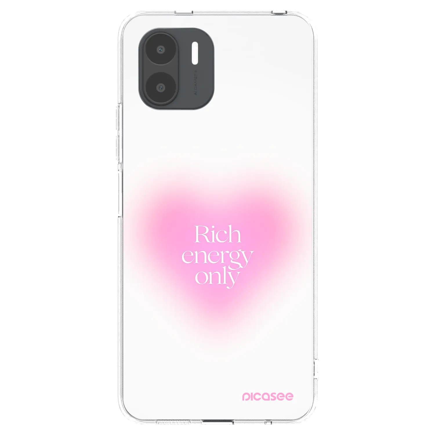 Picasee silikonowe przeźroczyste etui na Xiaomi Redmi A2 - Rich Energy