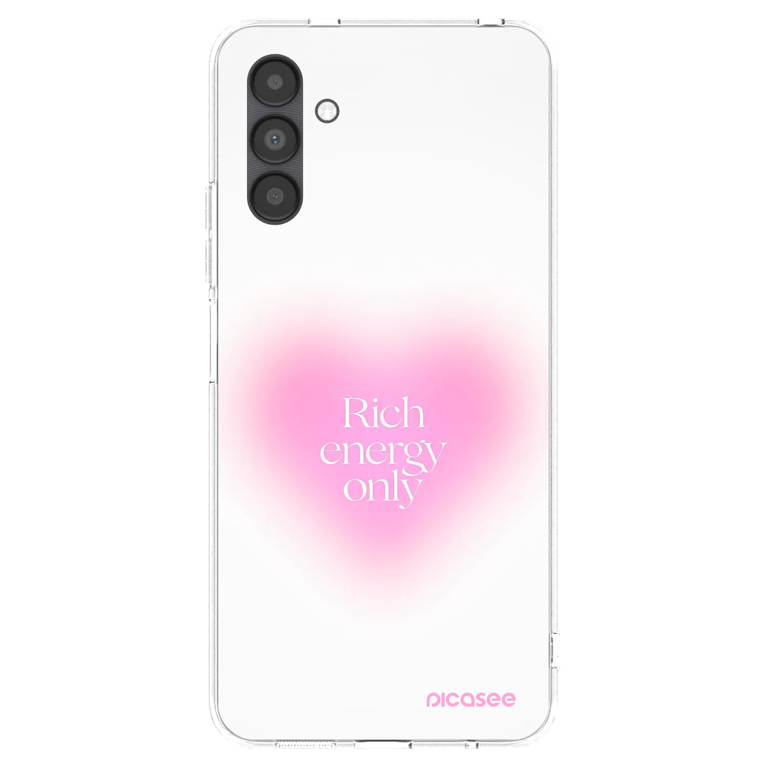 Picasee silikonowe przeźroczyste etui na Samsung Galaxy A04s A047F - Rich Energy