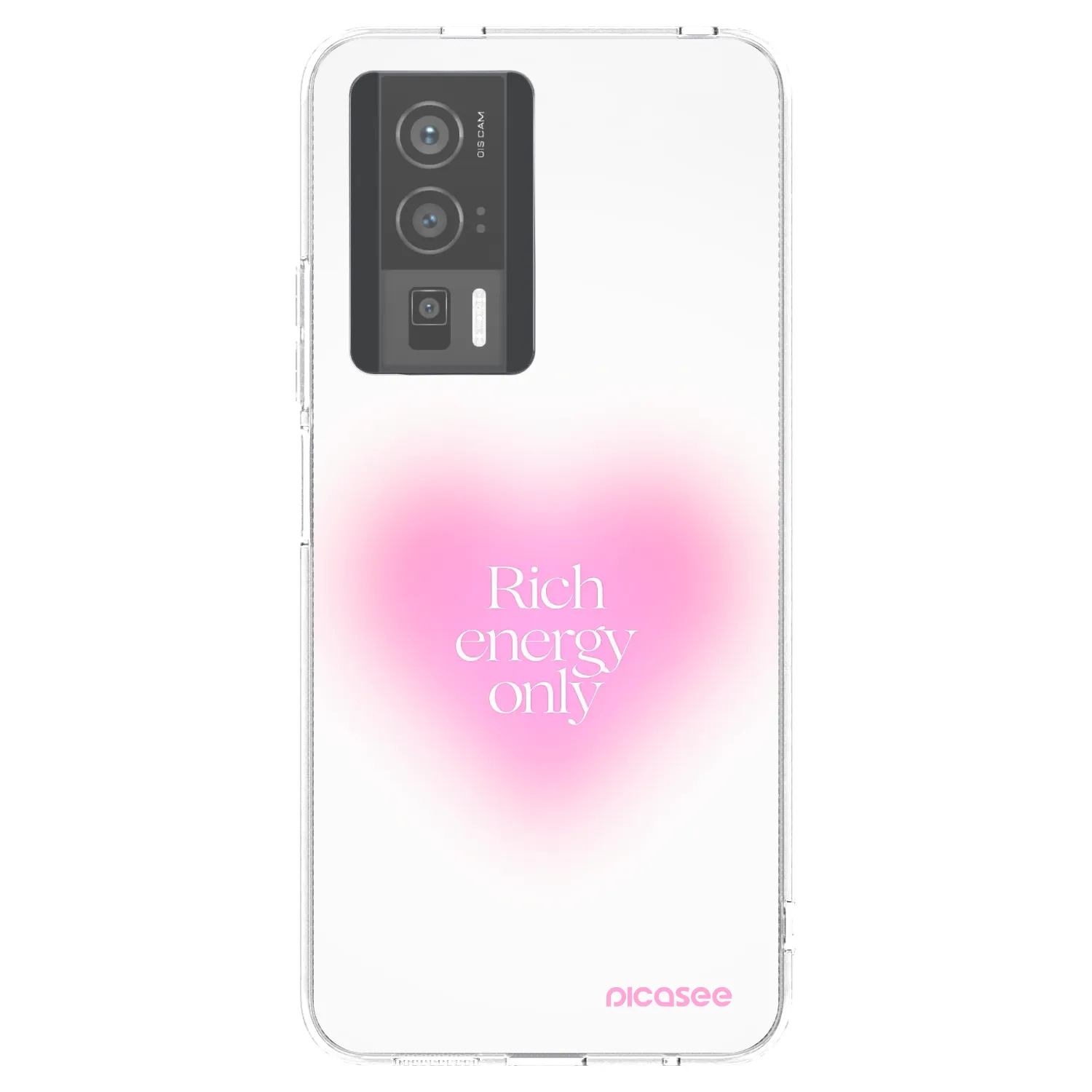 Picasee silikonowe przeźroczyste etui na Xiaomi Poco F5 Pro 5G - Rich Energy