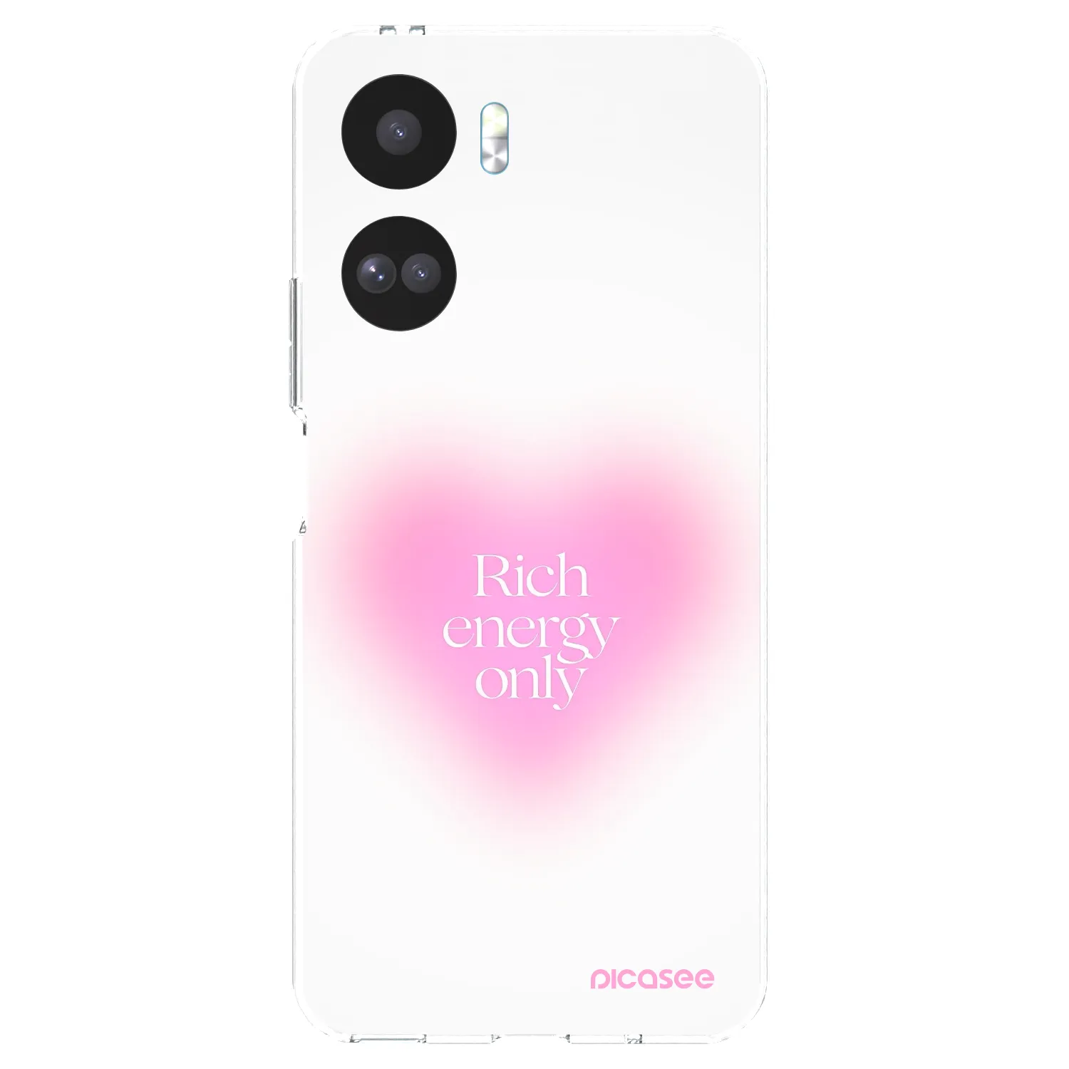 Picasee silikonowe przeźroczyste etui na Honor 90 Lite 5G - Rich Energy