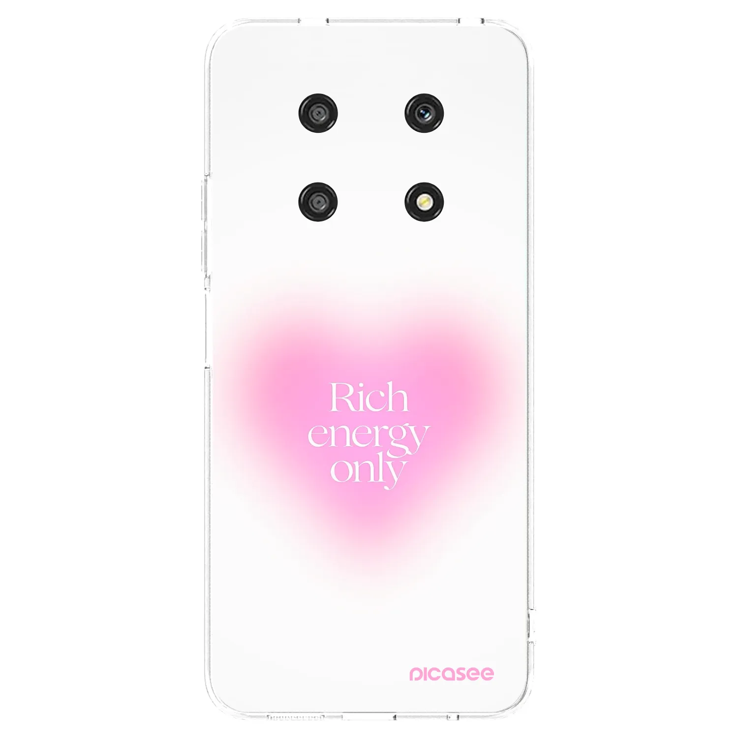 Picasee silikonowe przeźroczyste etui na Honor Magic4 Lite 5G - Rich Energy