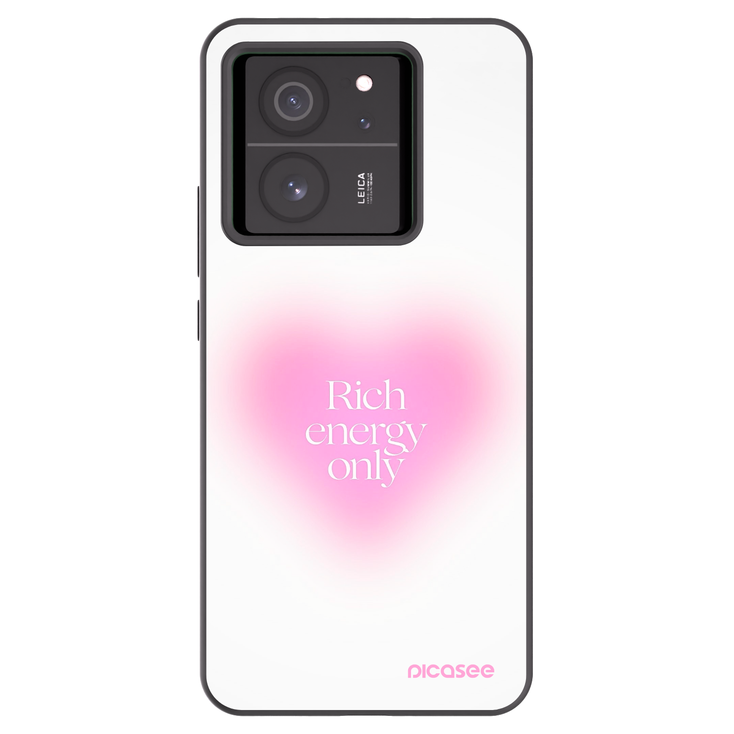 Picasee silikonowe czarne etui na Xiaomi 13T - Rich Energy