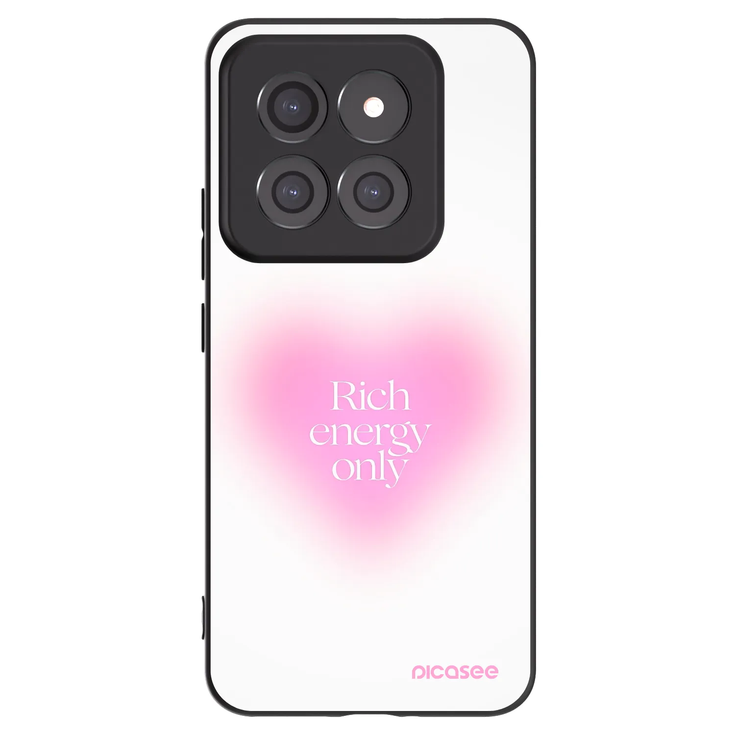 Picasee silikonowe czarne etui na Xiaomi 14 Pro - Rich Energy