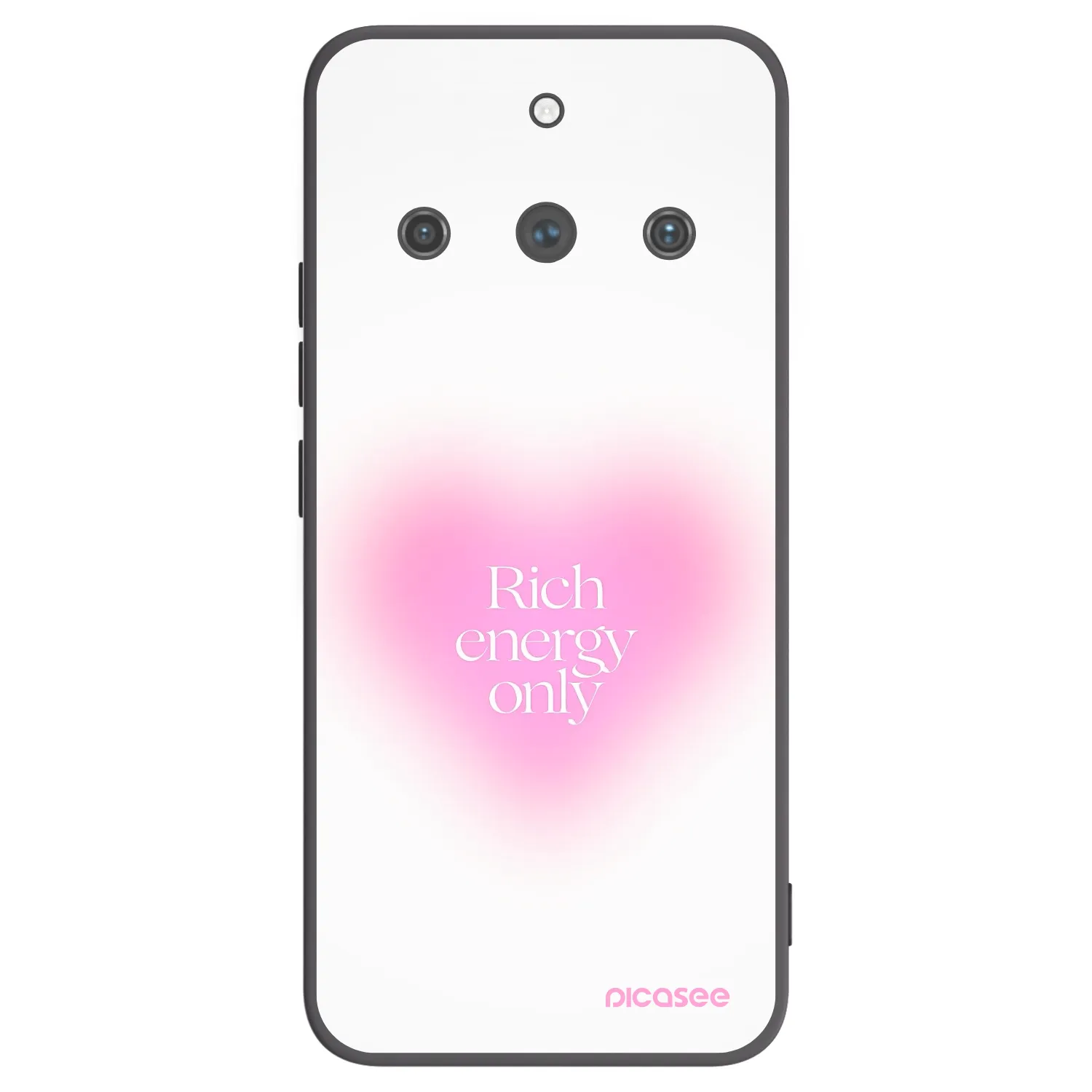 Picasee silikonowe czarne etui na Realme 11 Pro+ - Rich Energy