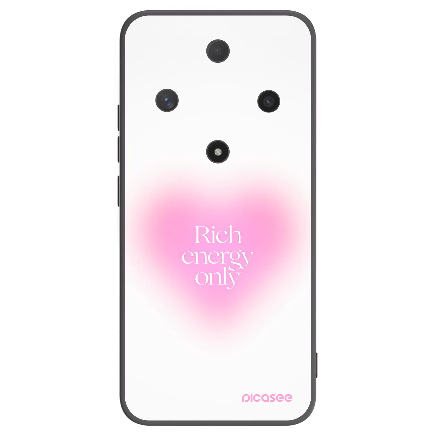 Picasee silikonowe czarne etui na Honor Magic6 Lite 5G - Rich Energy