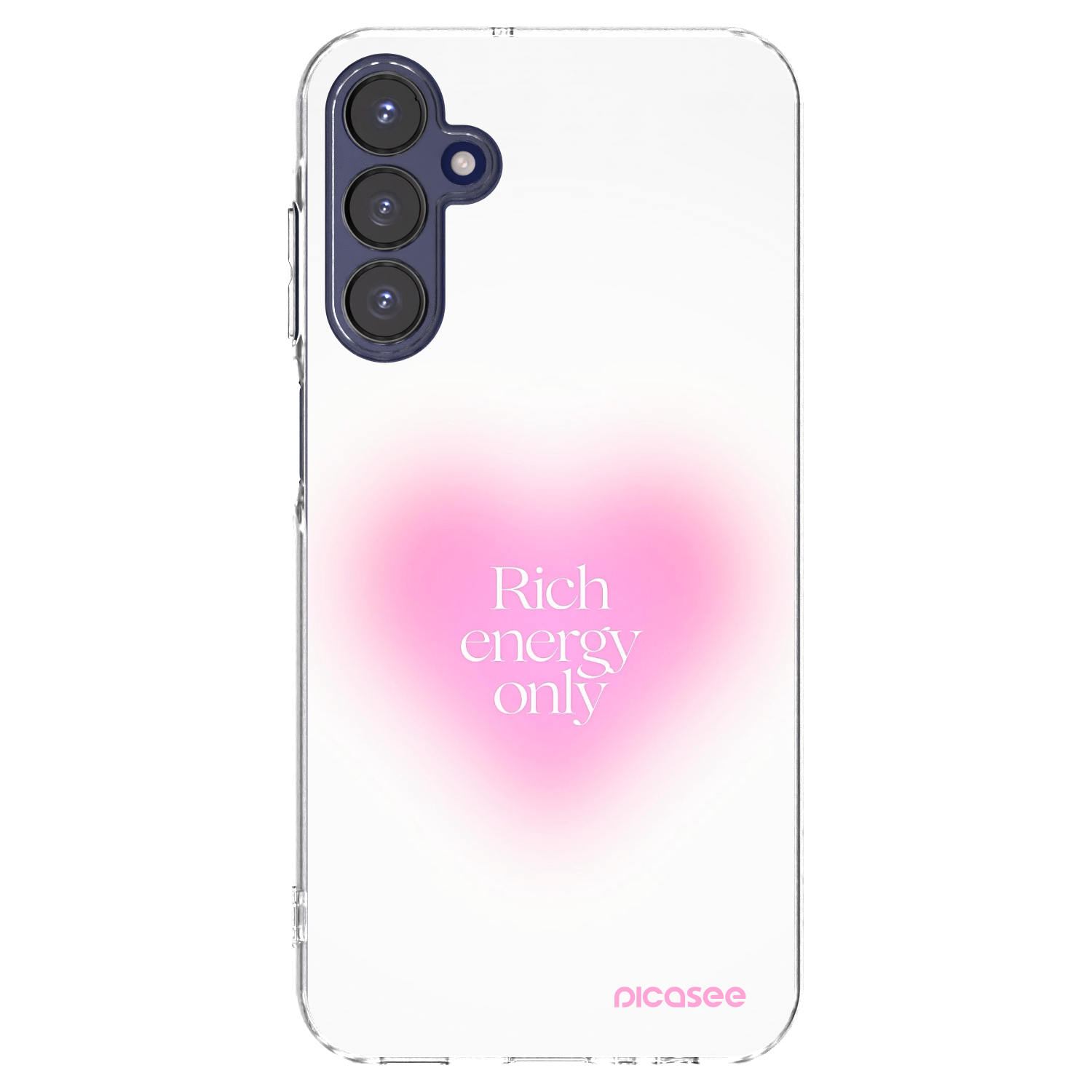 Picasee silikonowe przeźroczyste etui na Samsung Galaxy A15 A155F 4G - Rich Energy