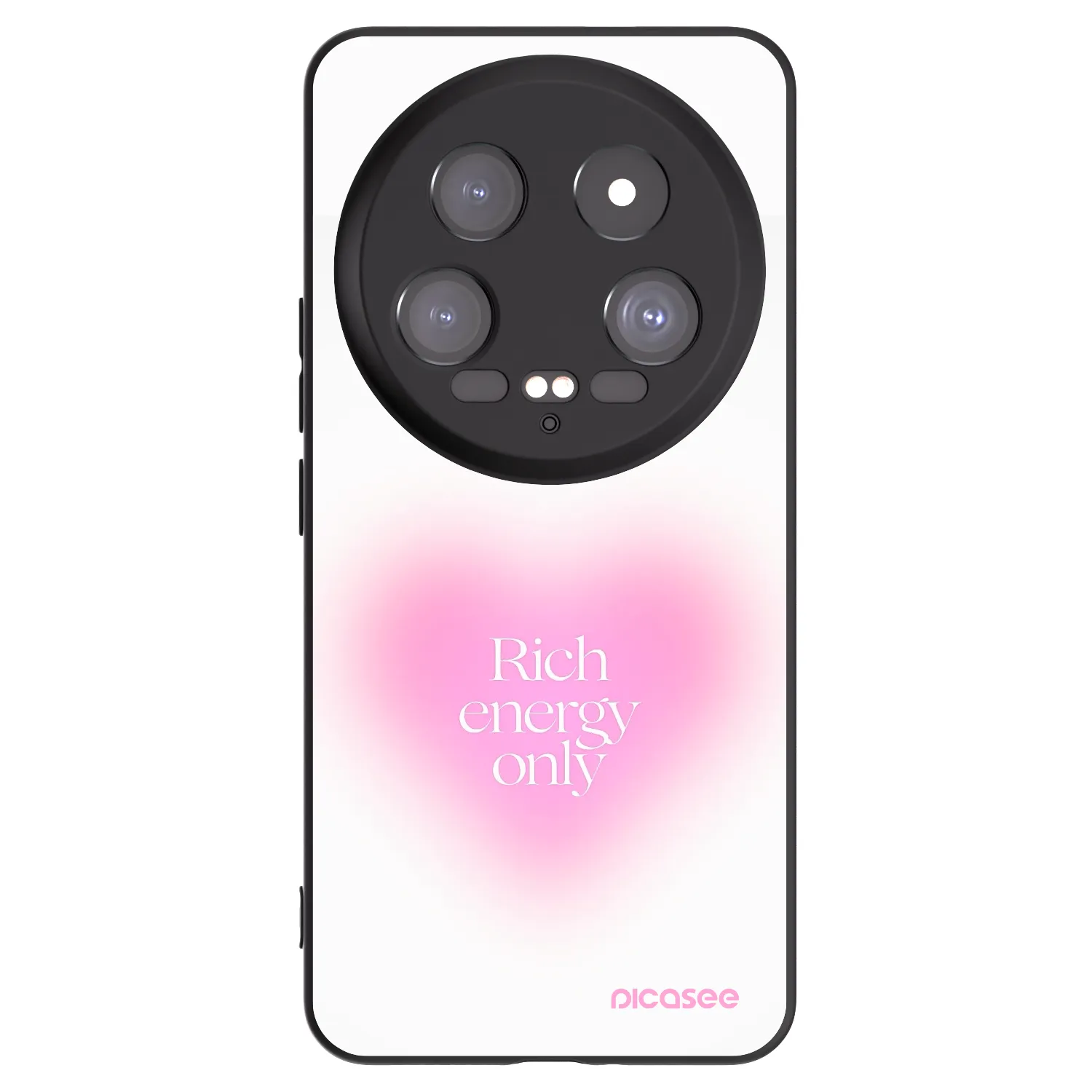 Picasee silikonowe czarne etui na Xiaomi 14 Ultra - Rich Energy