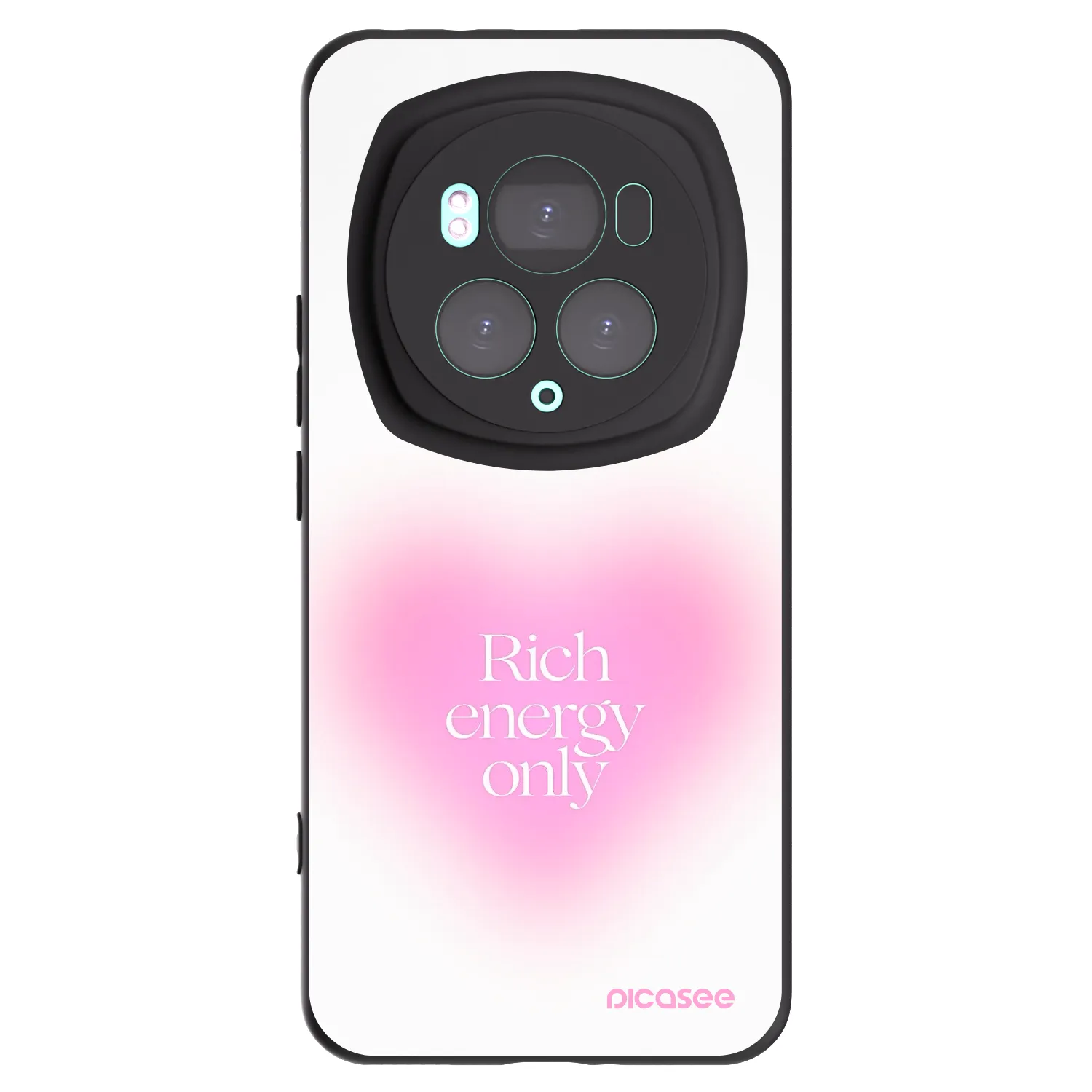 Picasee silikonowe czarne etui na Honor Magic6 Pro - Rich Energy