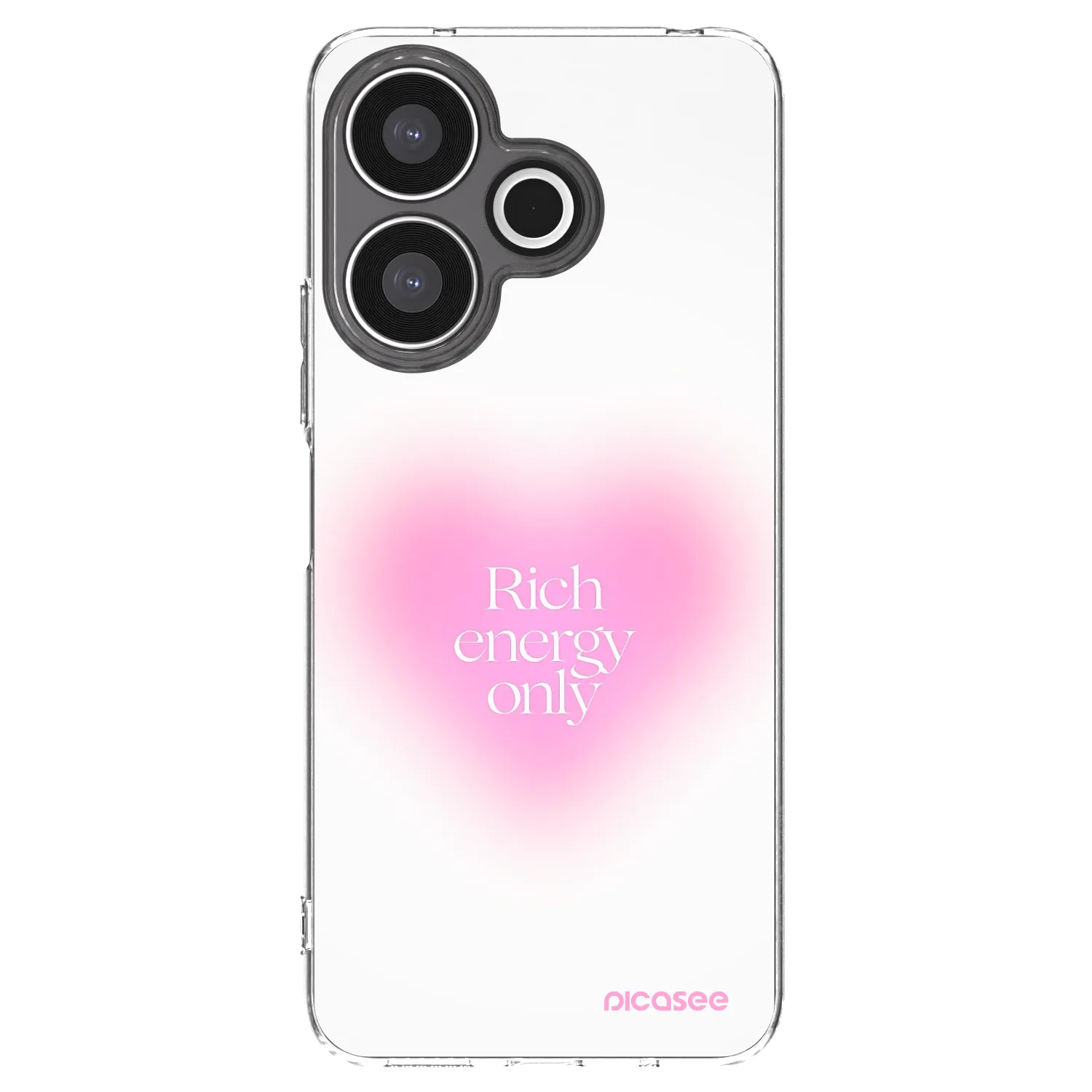 Picasee silikonowe przeźroczyste etui na Xiaomi Redmi 13 4G - Rich Energy
