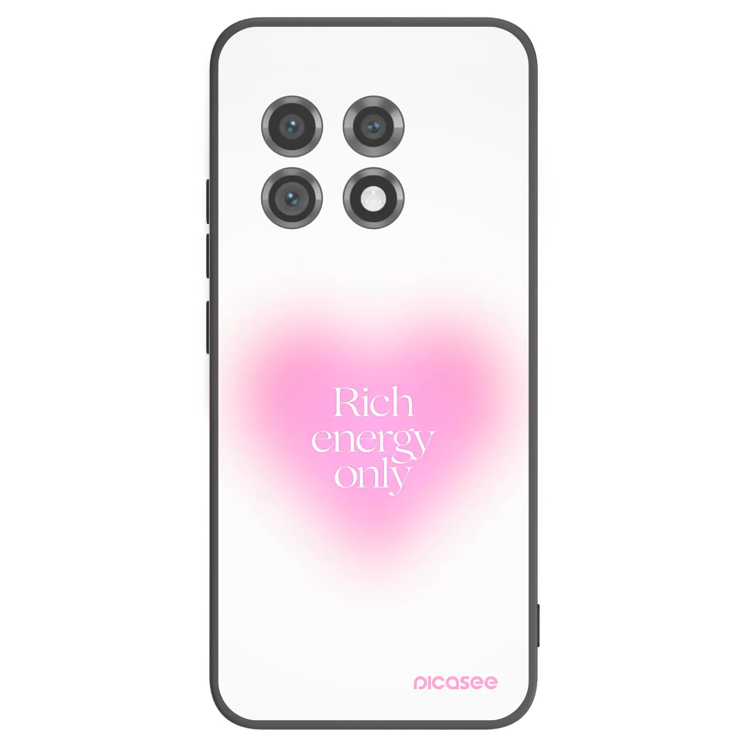 Picasee silikonowe czarne etui na OnePlus 11 5G - Rich Energy