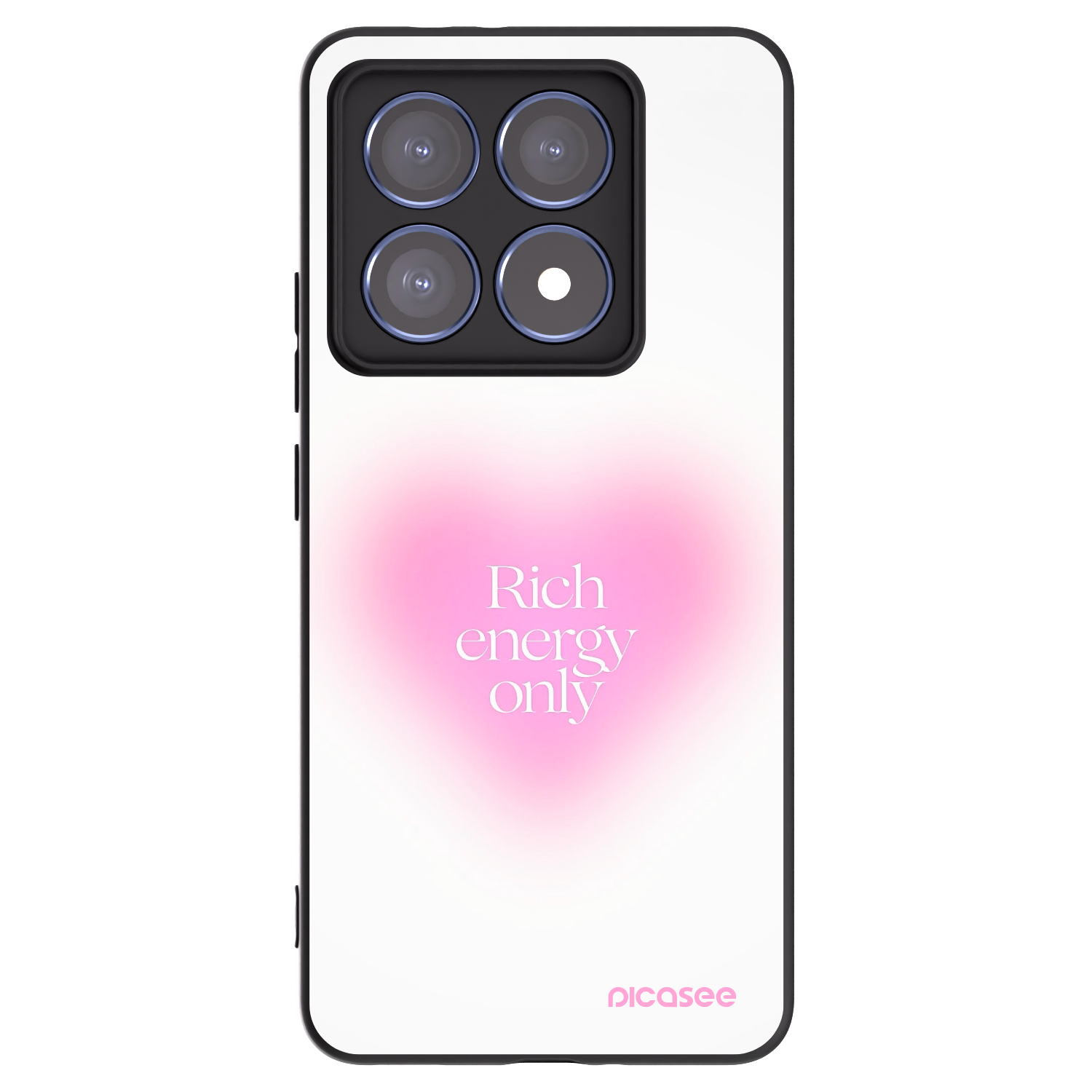 Picasee silikonowe czarne etui na Xiaomi 14T Pro - Rich Energy