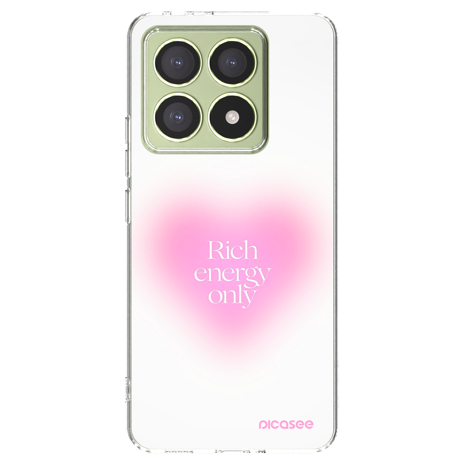 Picasee silikonowe przeźroczyste etui na Xiaomi 14T - Rich Energy