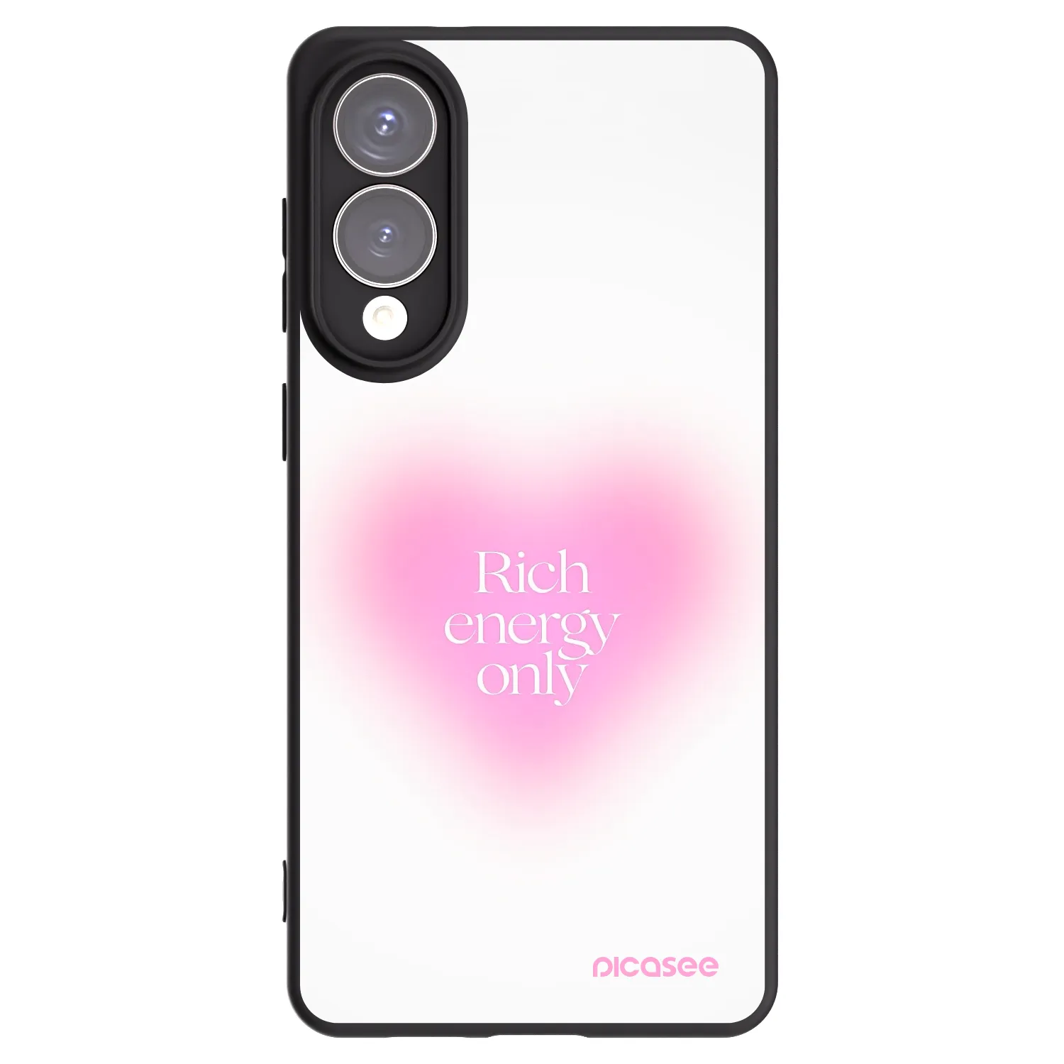 Picasee silikonowe czarne etui na Samsung Galaxy S25 Edge 5G - Rich Energy