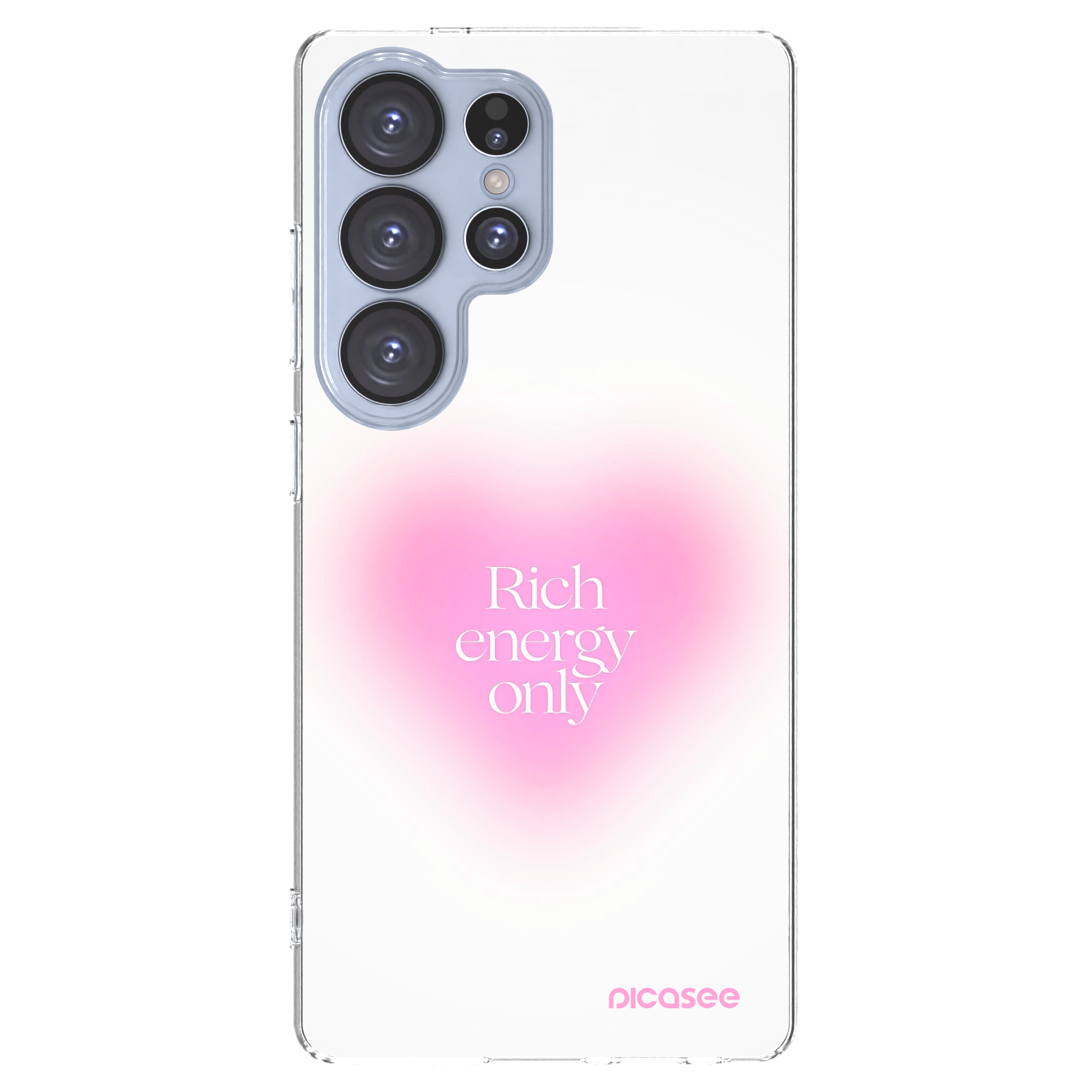 Picasee silikonowe przeźroczyste etui na Samsung Galaxy S25 Ultra 5G - Rich Energy