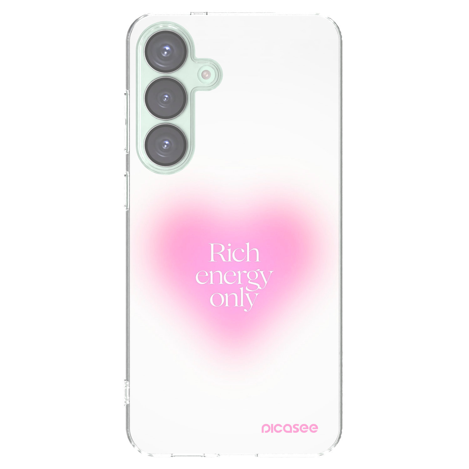 Picasee silikonowe przeźroczyste etui na Samsung Galaxy S25+ 5G - Rich Energy