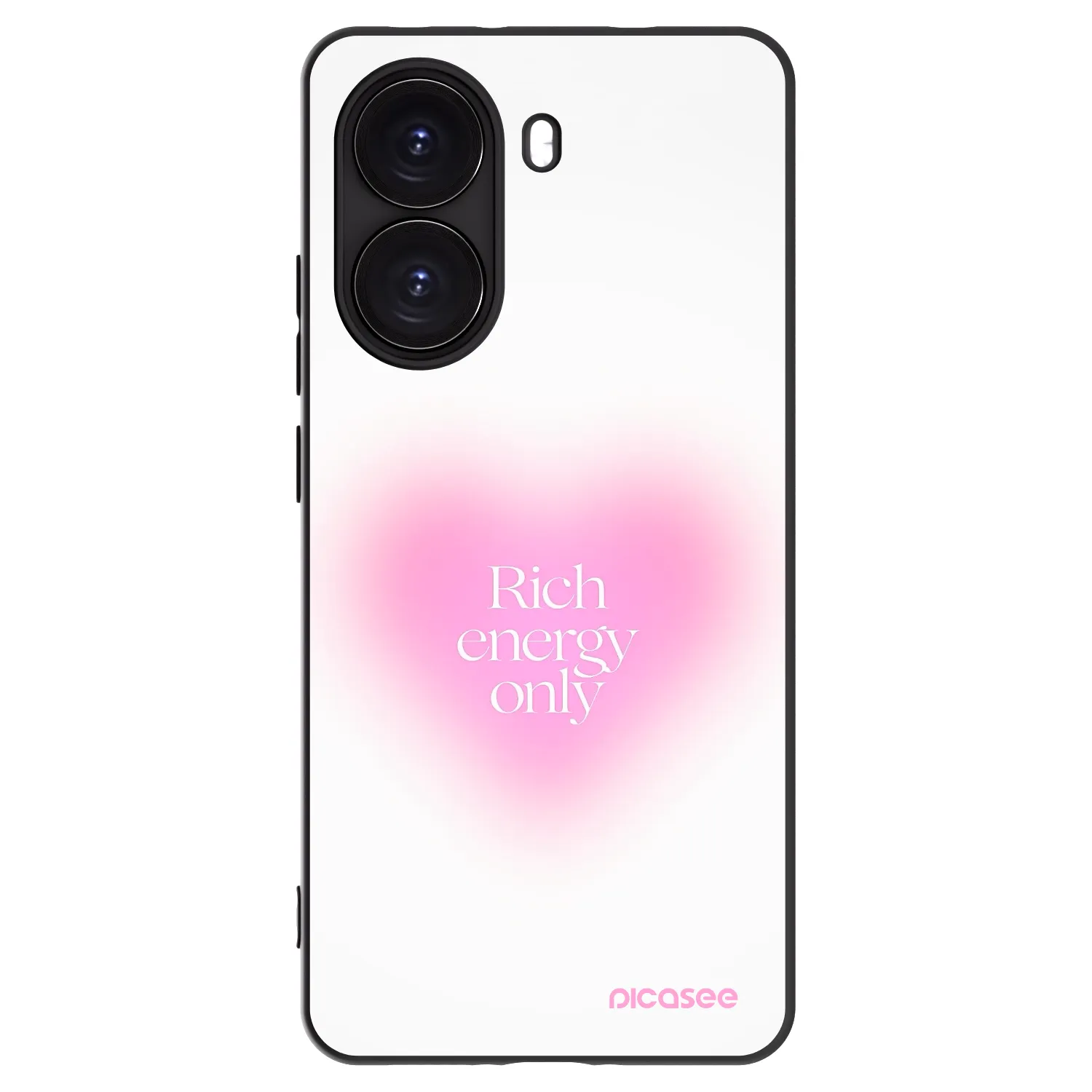 Picasee silikonowe czarne etui na Xiaomi Poco X7 Pro 5G - Rich Energy