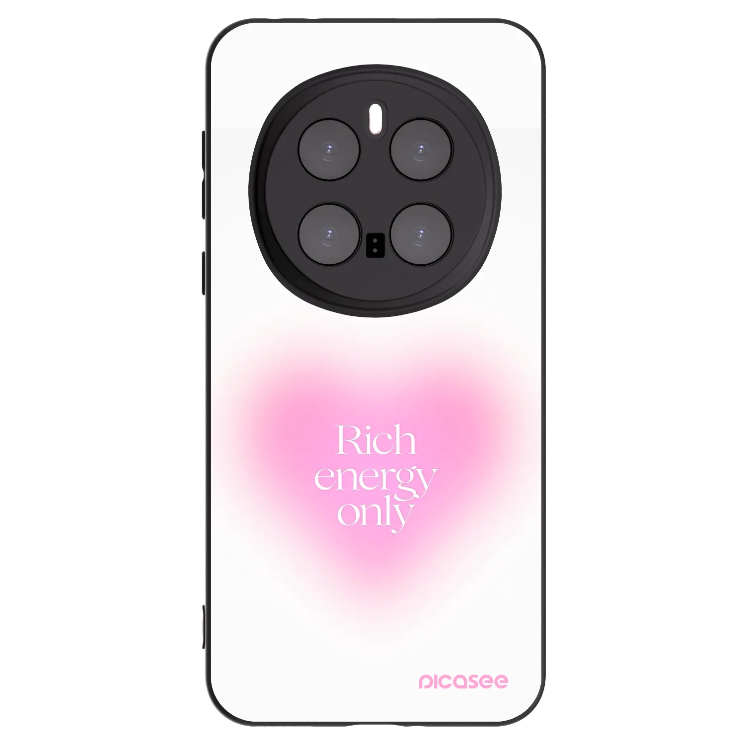 Picasee silikonowe czarne etui na Honor Magic7 Pro 5G - Rich Energy