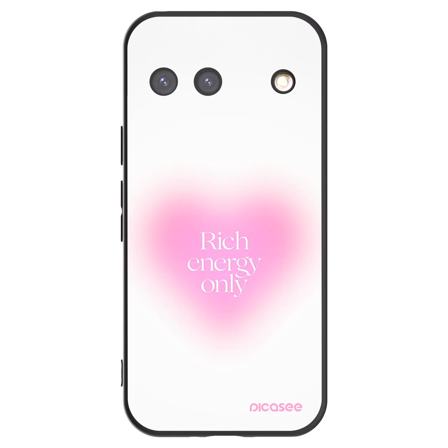 Picasee silikonowe czarne etui na Google Pixel 9 - Rich Energy