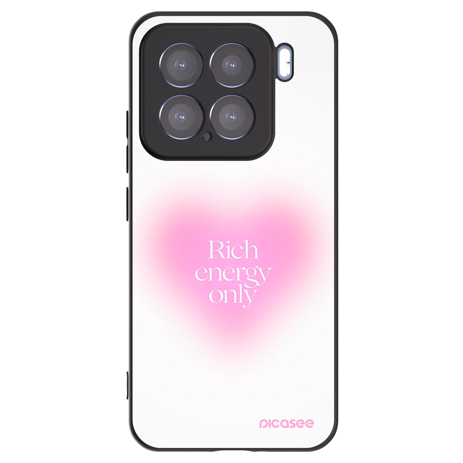 Picasee silikonowe czarne etui na Xiaomi 15 - Rich Energy