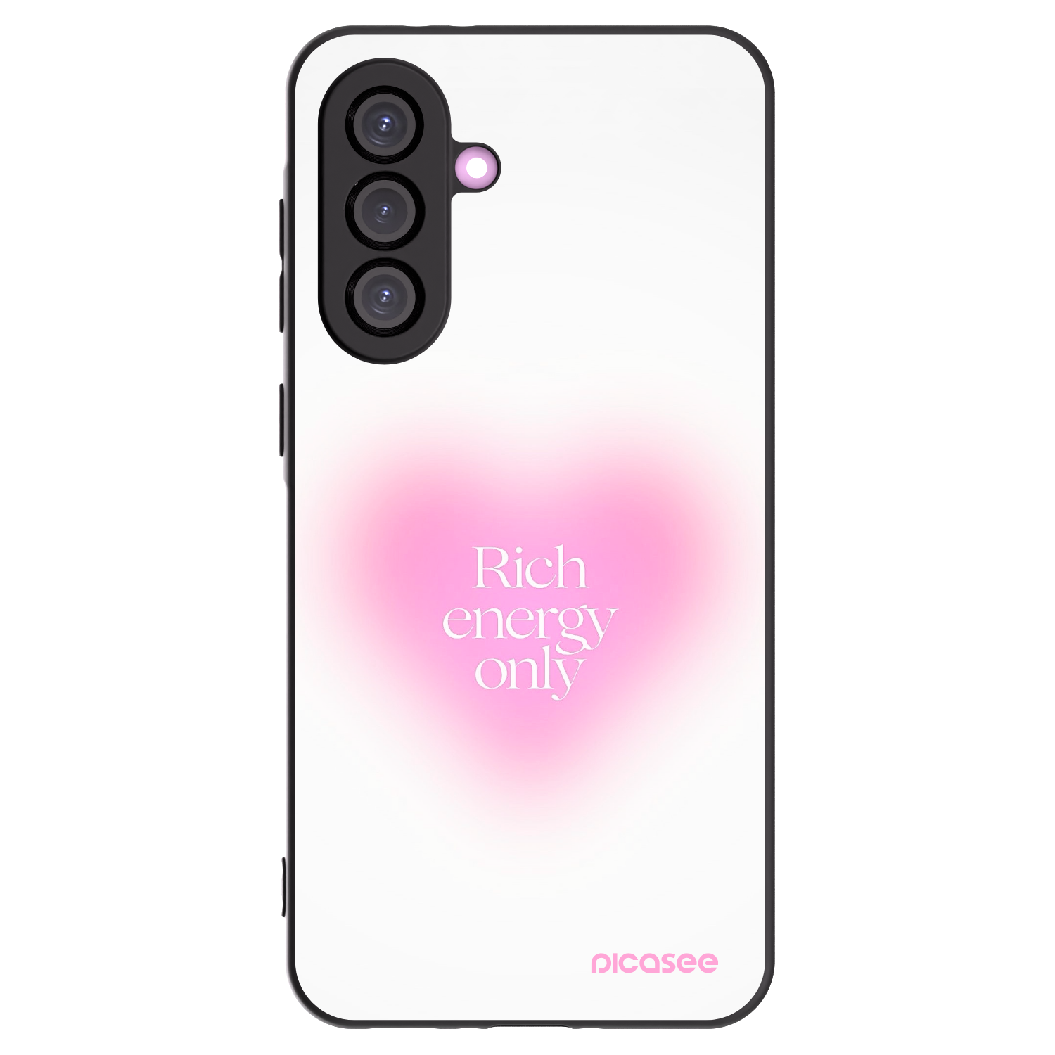 Picasee silikonowe czarne etui na Samsung Galaxy A36 5G - Rich Energy