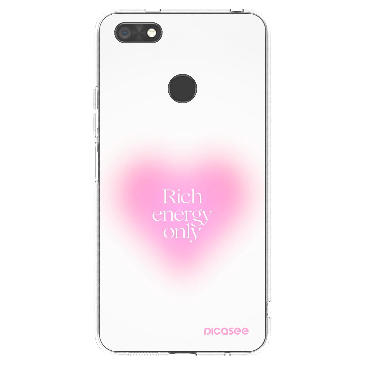 Picasee silikonowe przeźroczyste etui na Huawei P9 Lite Mini - Rich Energy