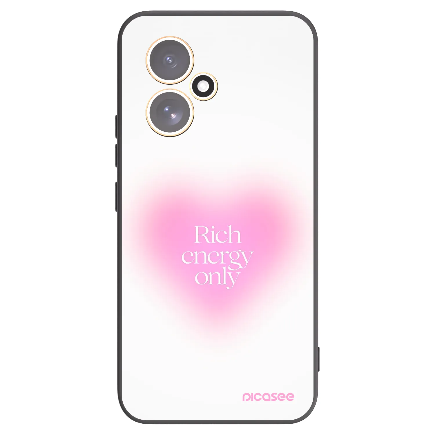 Picasee silikonowe czarne etui na Honor 400 5G - Rich Energy