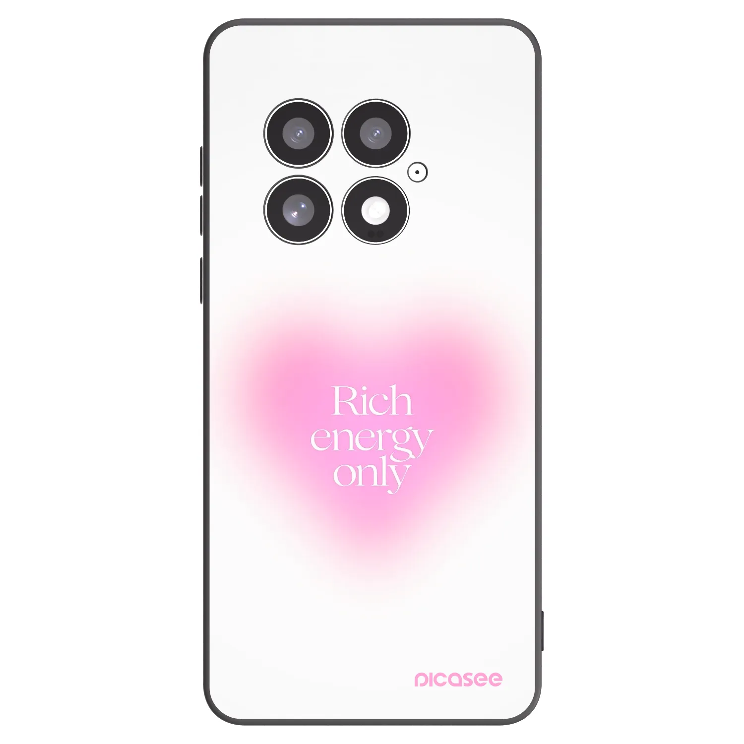 Picasee silikonowe czarne etui na OnePlus 13 5G - Rich Energy
