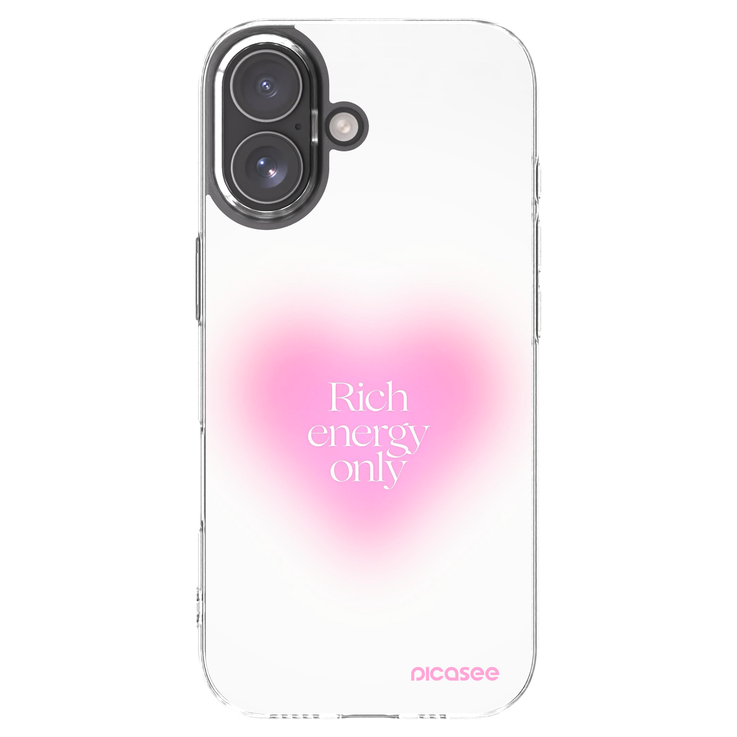Picasee silikonowe przeźroczyste etui na Apple iPhone 17 - Rich Energy