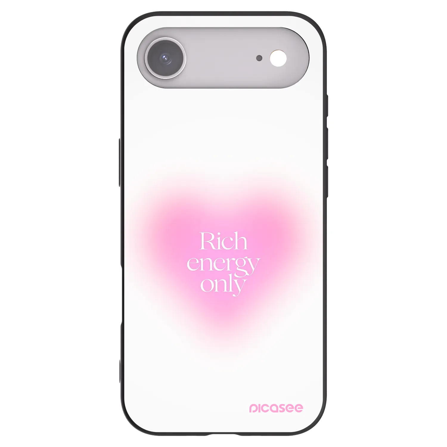 Picasee silikonowe czarne etui na Apple iPhone Air - Rich Energy