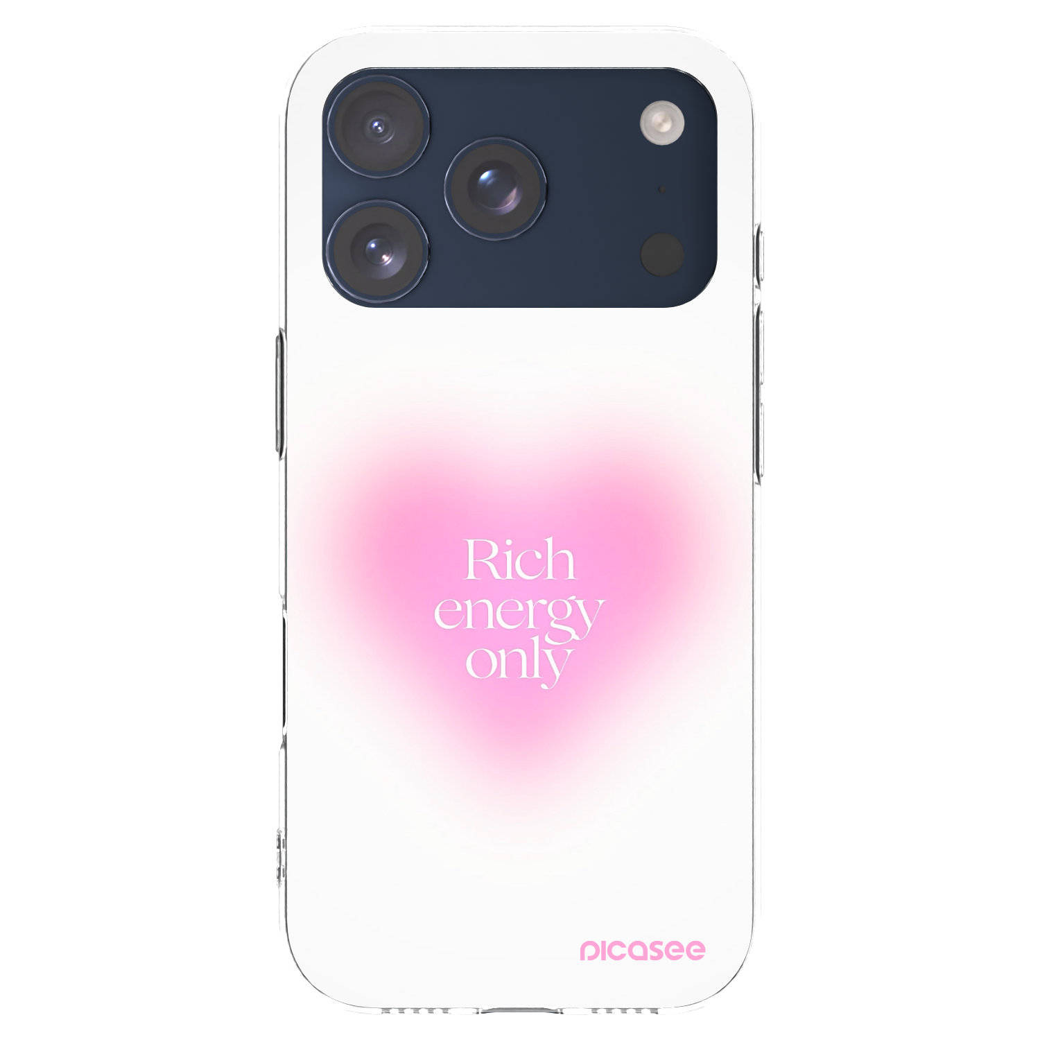 Picasee silikonowe przeźroczyste etui na Apple iPhone 17 Pro - Rich Energy